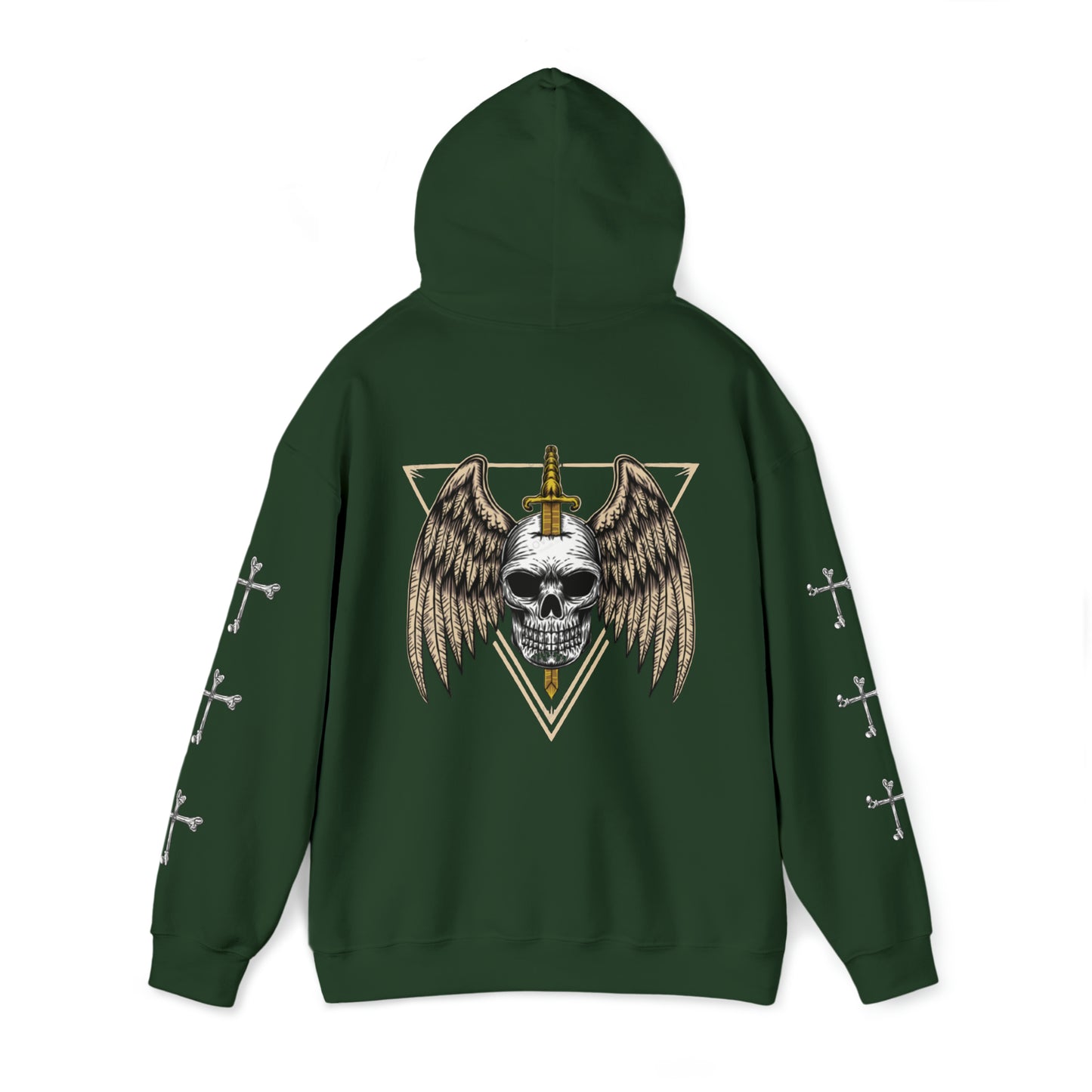 Unisex Heavy Blend™ LIVE NOW SKULL Hooded Sweatshirt