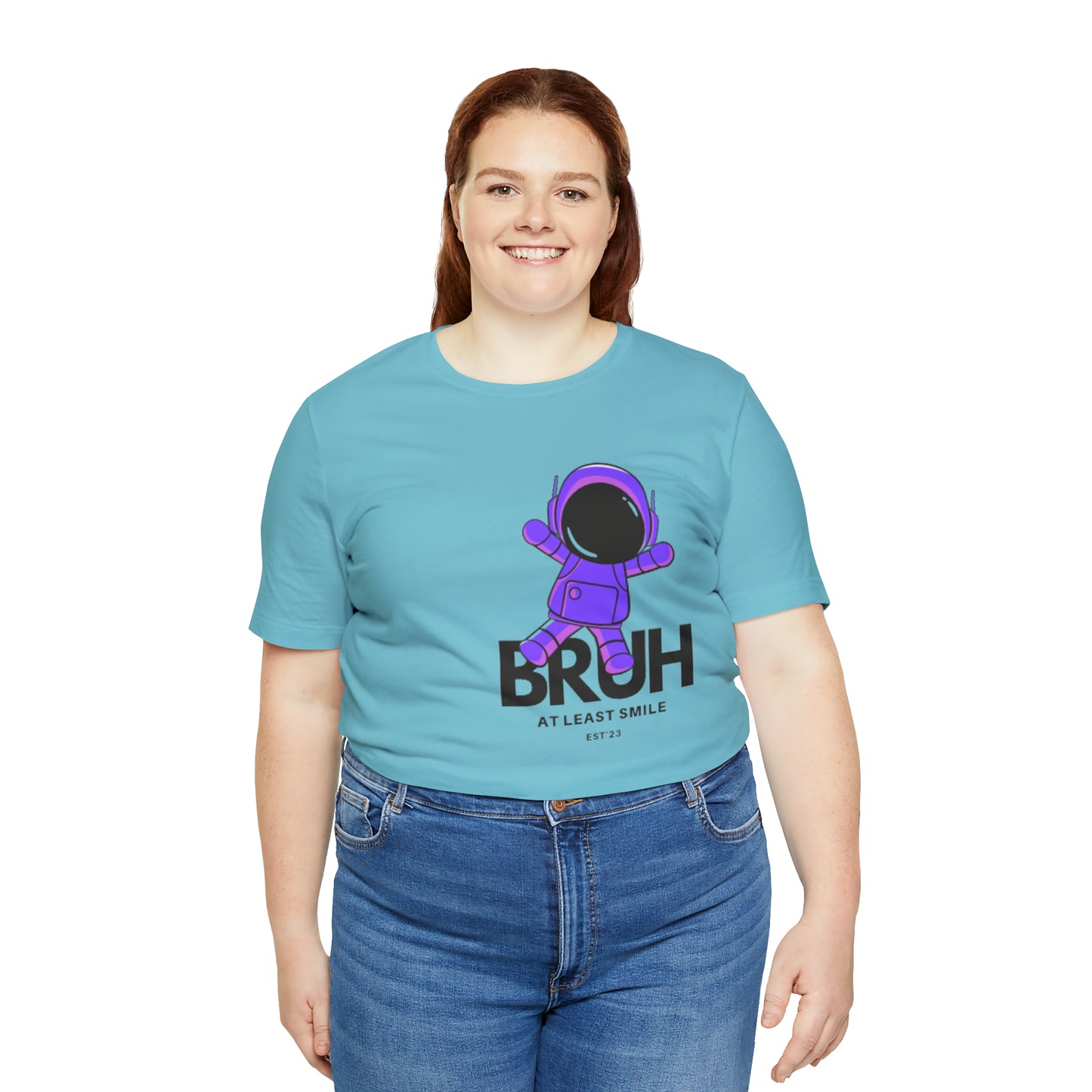Unisex Jersey Short Sleeve BRUH JUST SMILE Tee