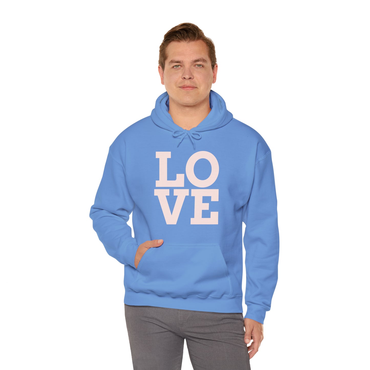 Unisex Heavy Blend™ LOVE Hooded Sweatshirt