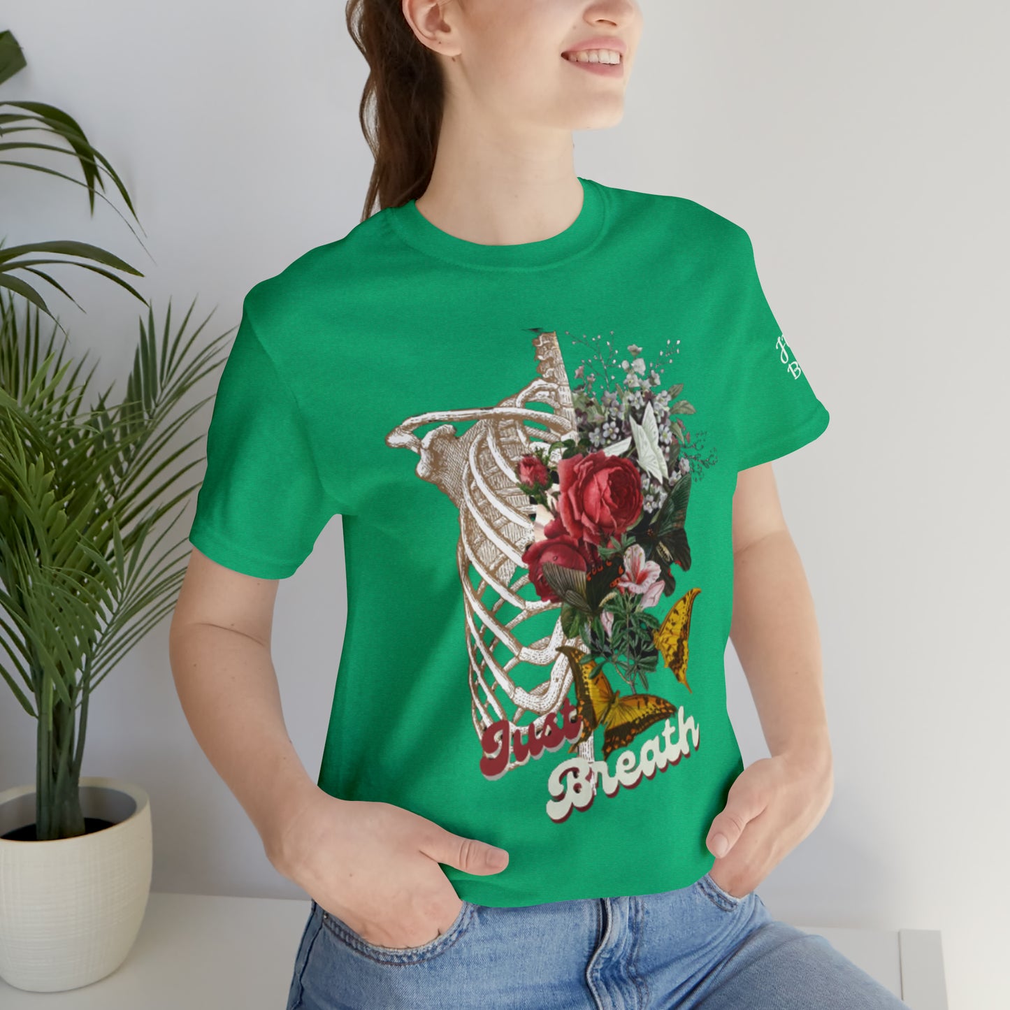 Unisex Jersey Short Sleeve JUST BREATHE Tee