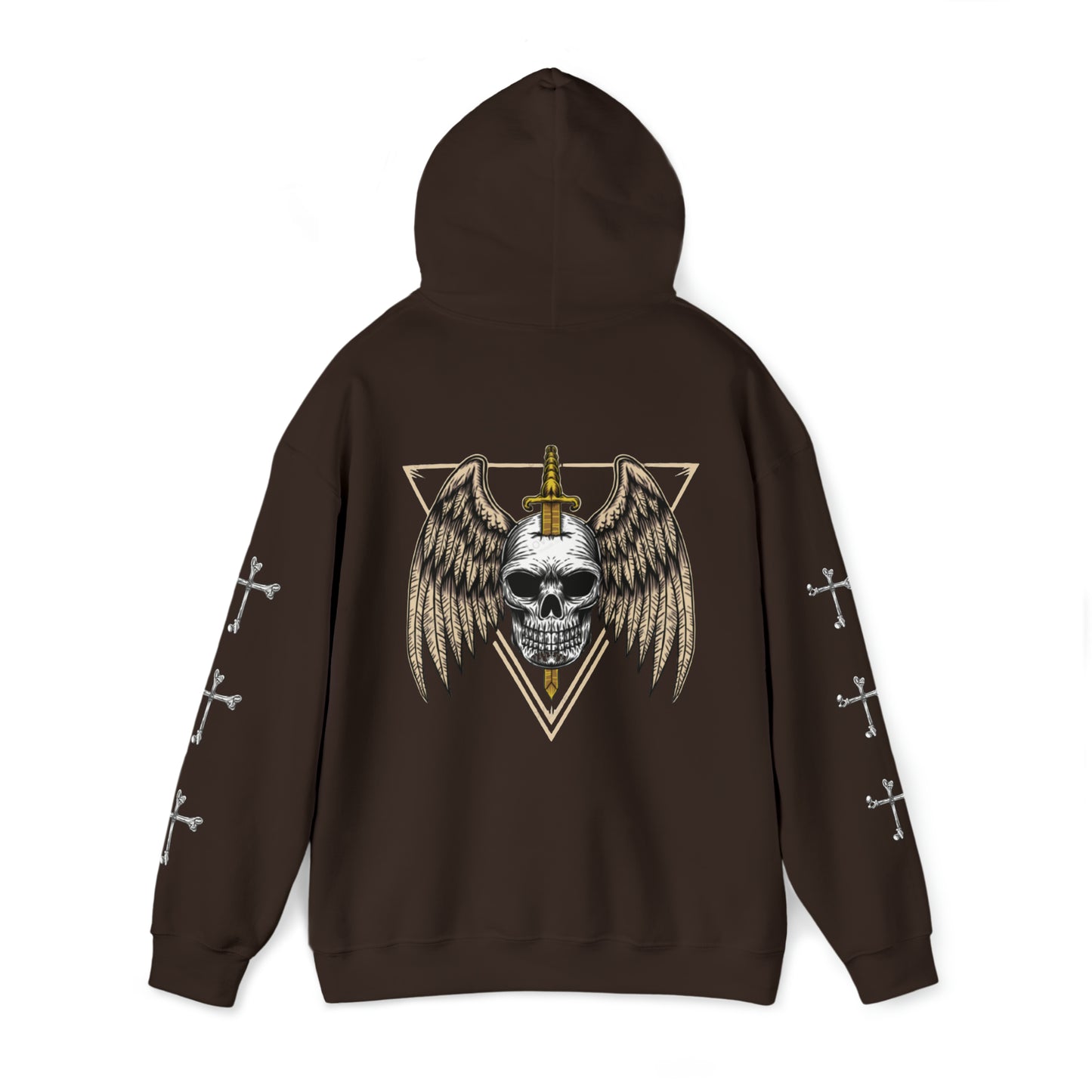 Unisex Heavy Blend™ LIVE NOW SKULL Hooded Sweatshirt