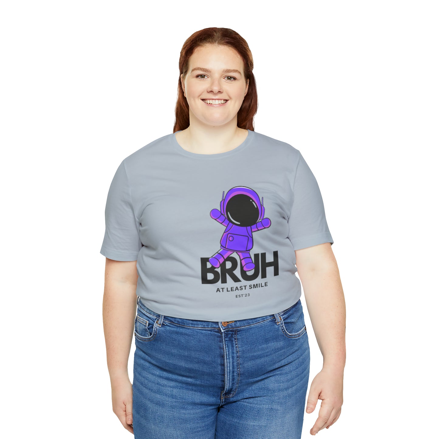 Unisex Jersey Short Sleeve BRUH JUST SMILE Tee