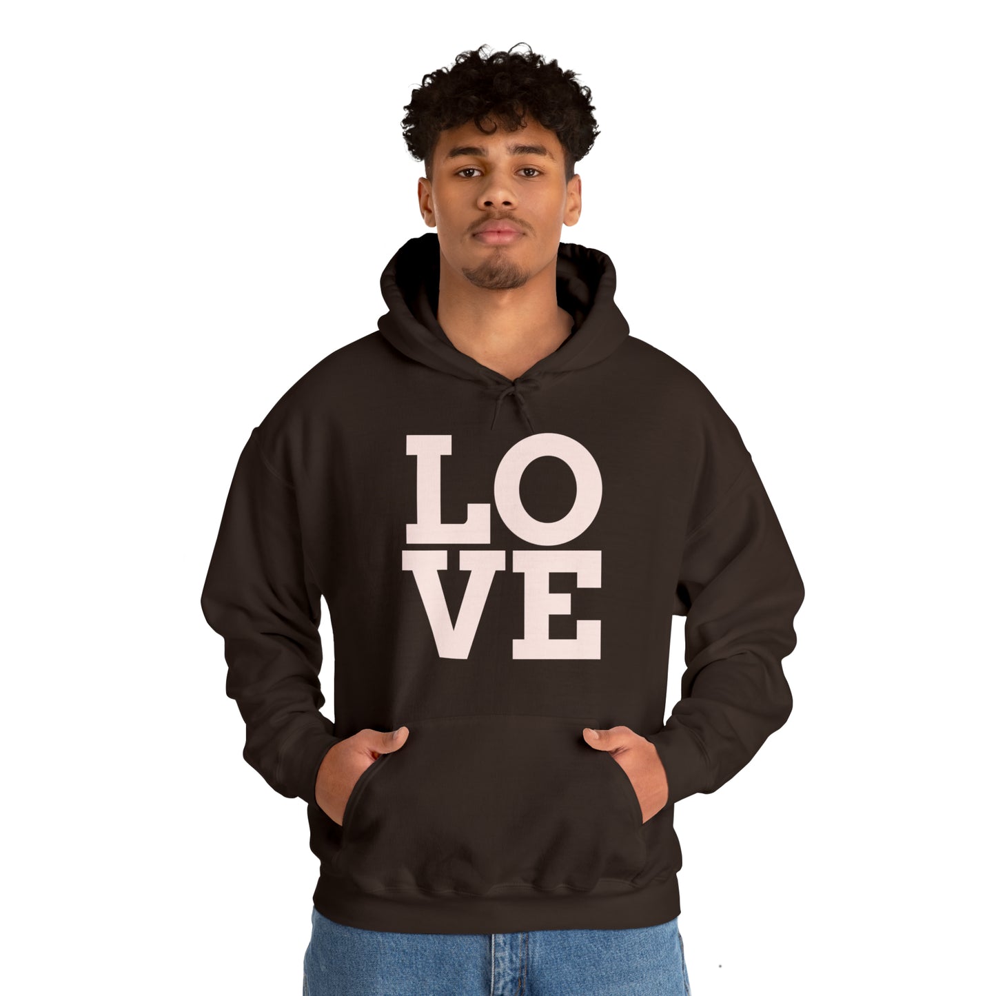 Unisex Heavy Blend™ LOVE Hooded Sweatshirt