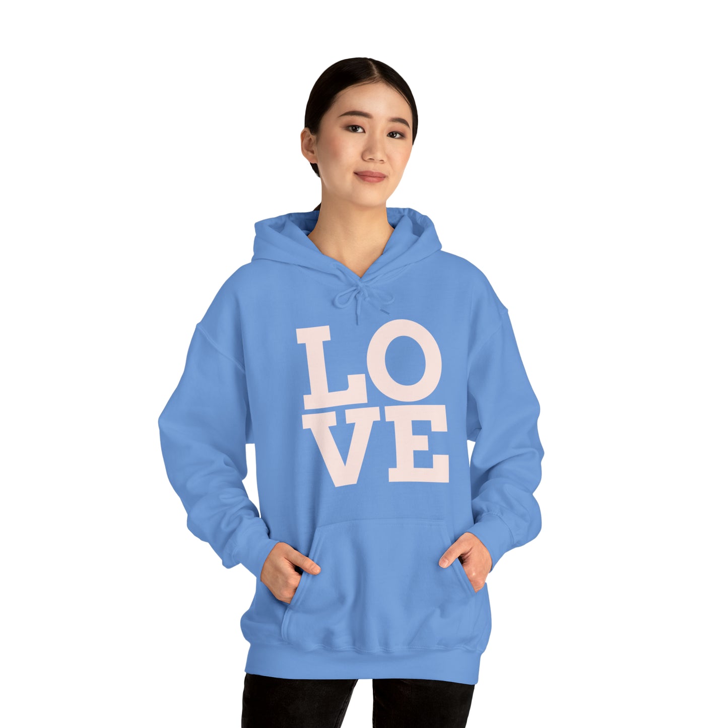 Unisex Heavy Blend™ LOVE Hooded Sweatshirt