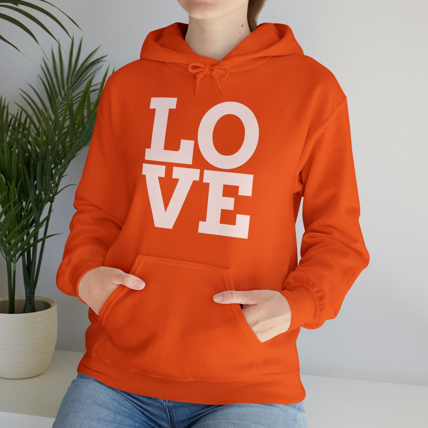 Unisex Heavy Blend™ LOVE Hooded Sweatshirt