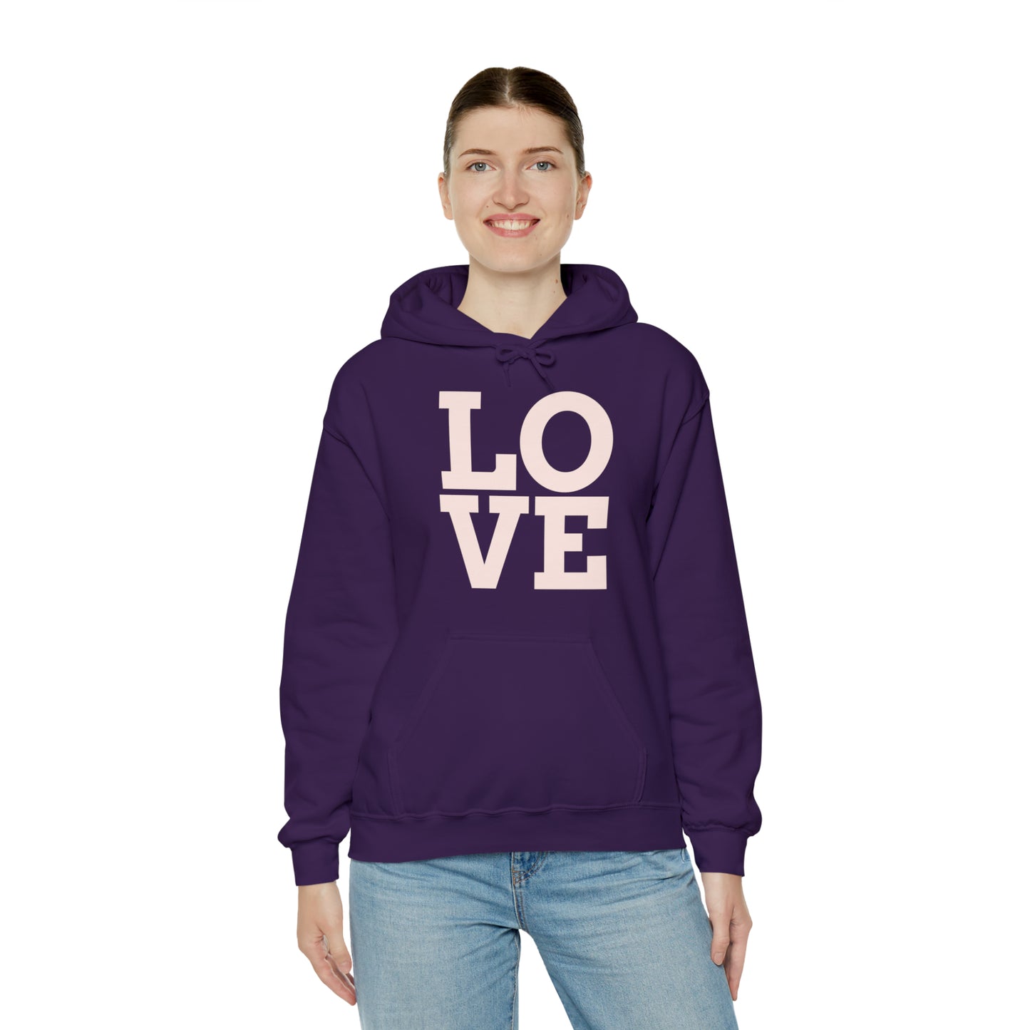 Unisex Heavy Blend™ LOVE Hooded Sweatshirt