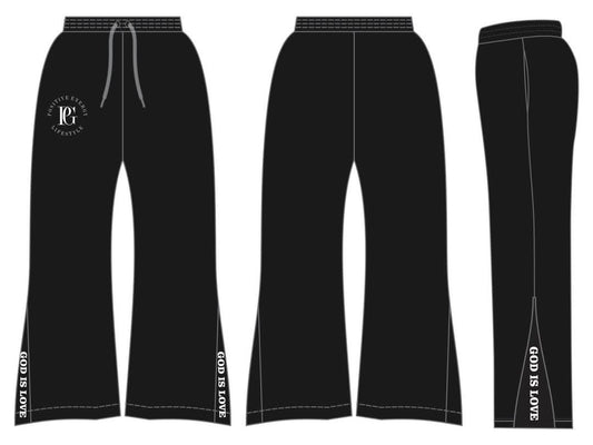 BLACK GOD IS LOVE FLARE/JOGGERS