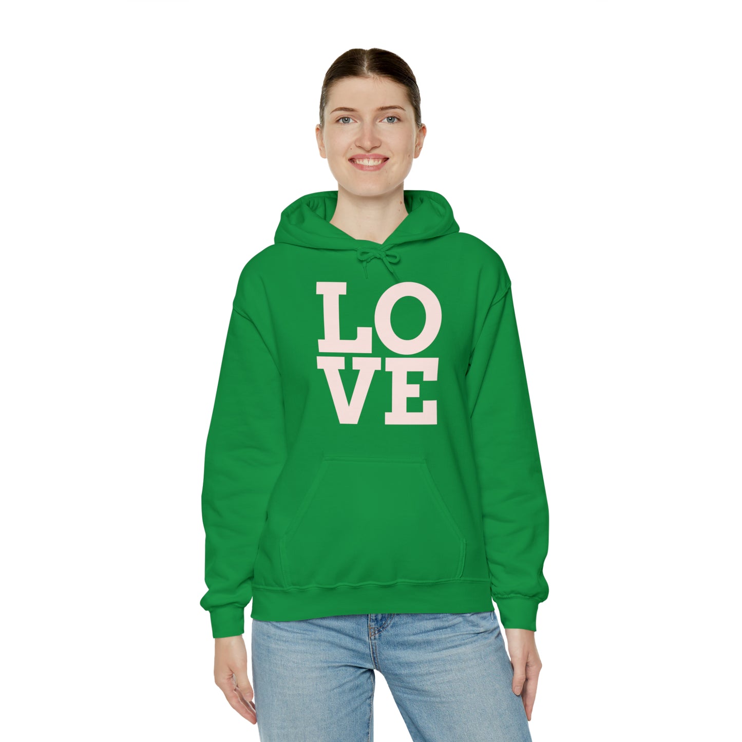 Unisex Heavy Blend™ LOVE Hooded Sweatshirt