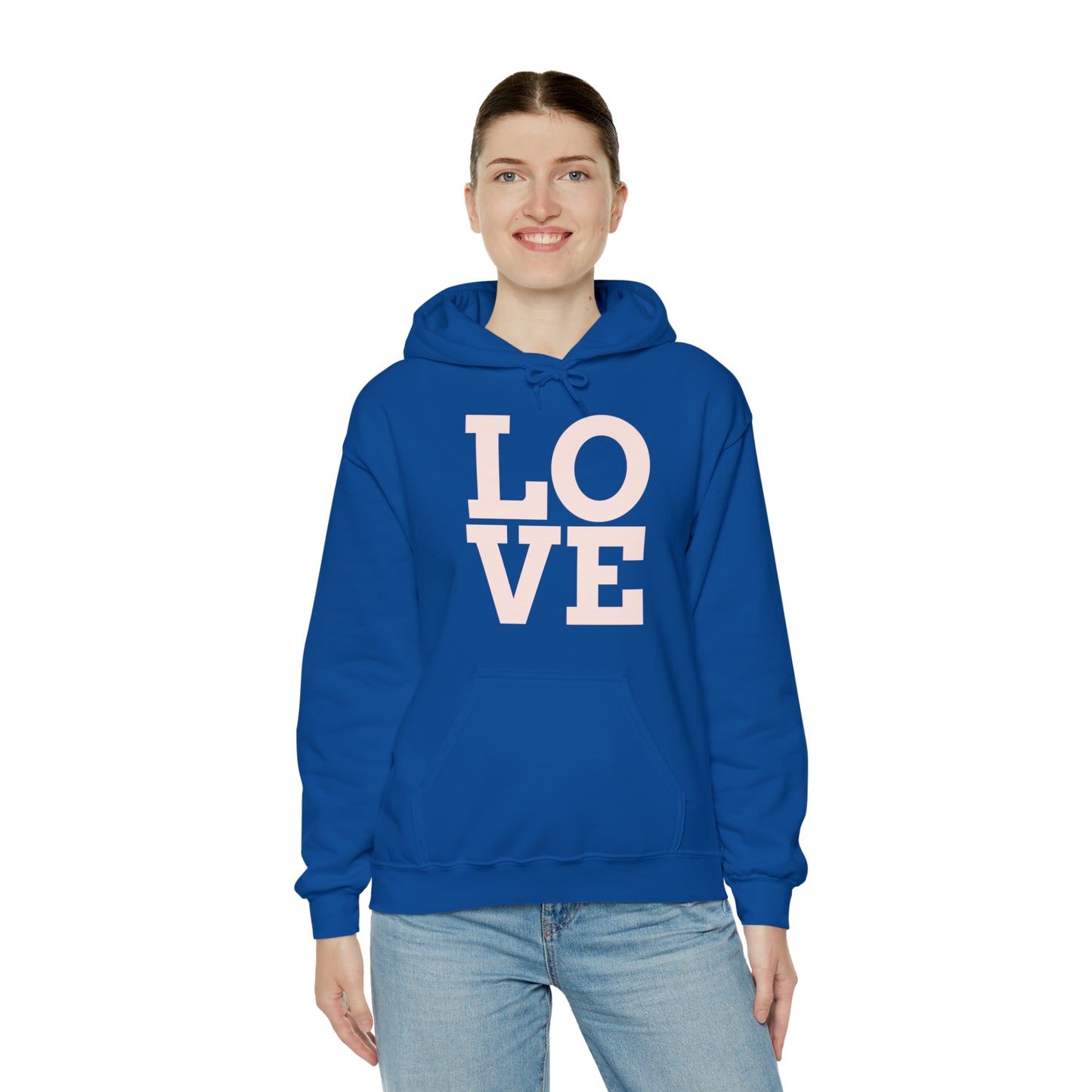 Unisex Heavy Blend™ LOVE Hooded Sweatshirt
