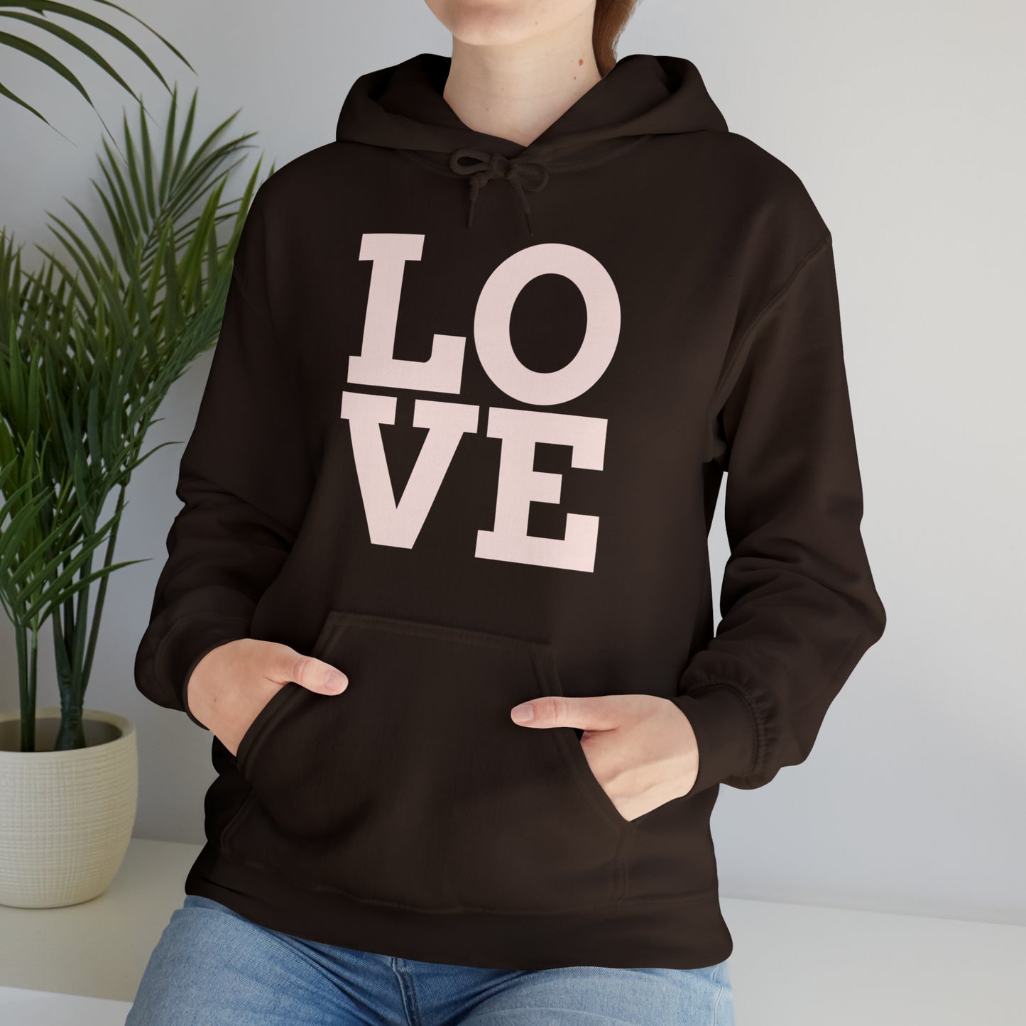 Unisex Heavy Blend™ LOVE Hooded Sweatshirt