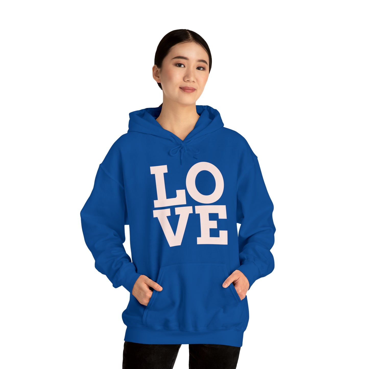 Unisex Heavy Blend™ LOVE Hooded Sweatshirt