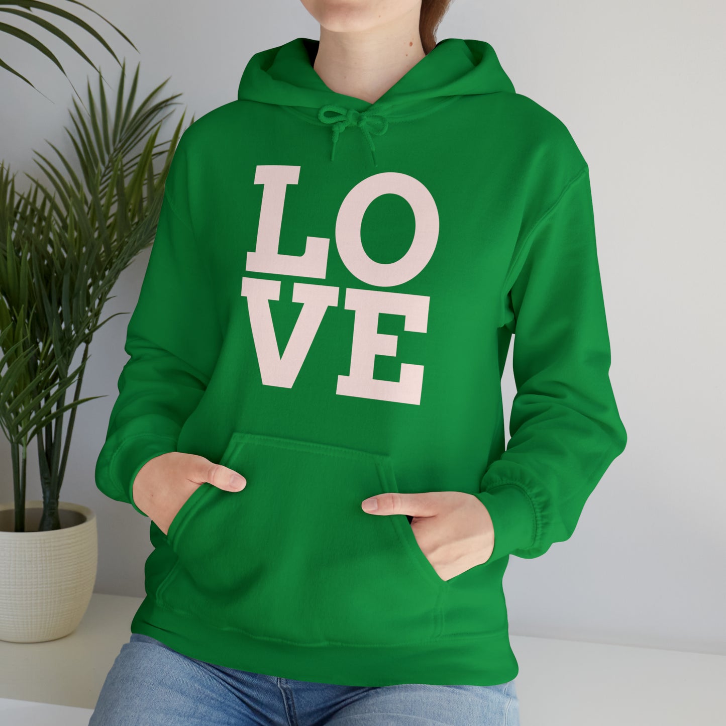Unisex Heavy Blend™ LOVE Hooded Sweatshirt
