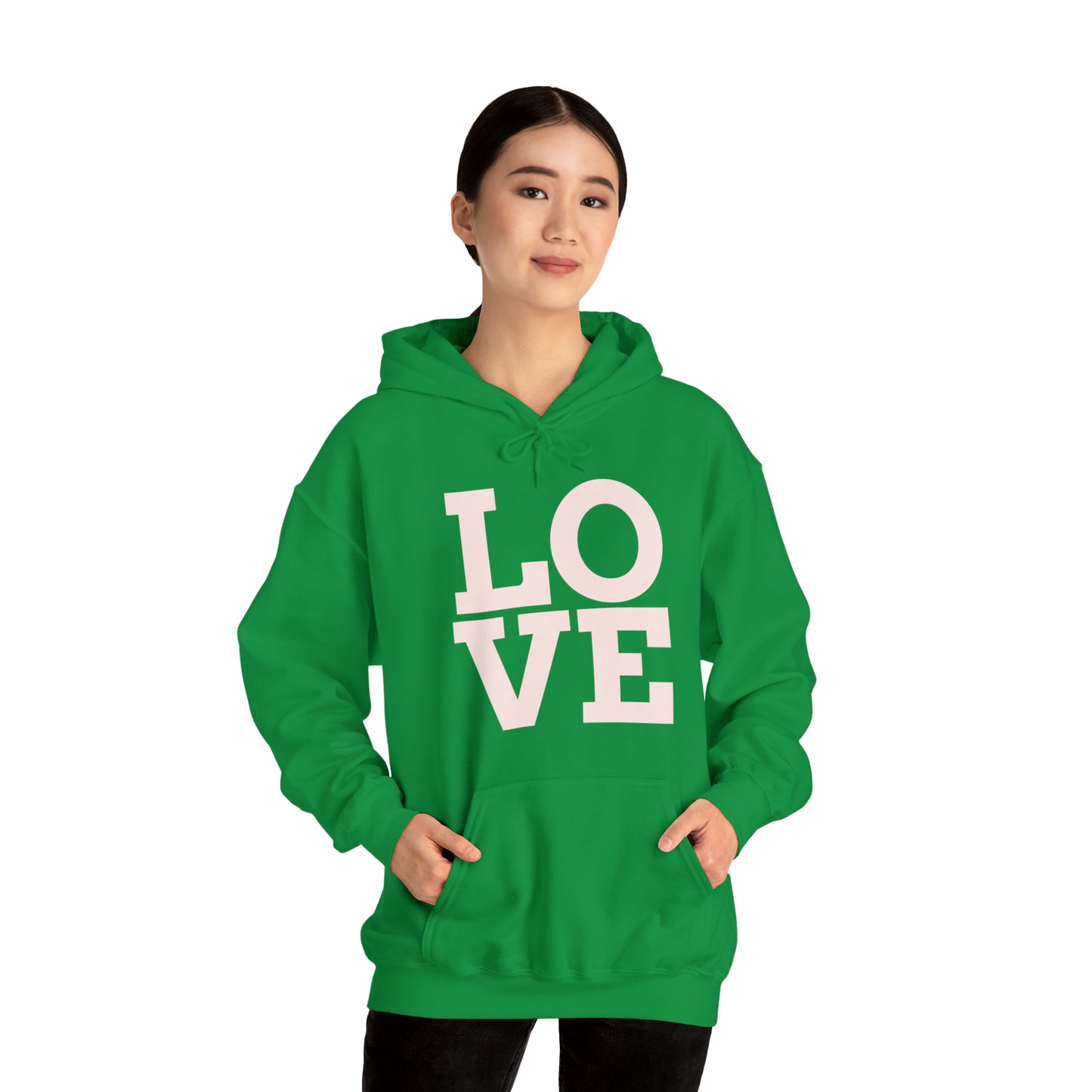 Unisex Heavy Blend™ LOVE Hooded Sweatshirt