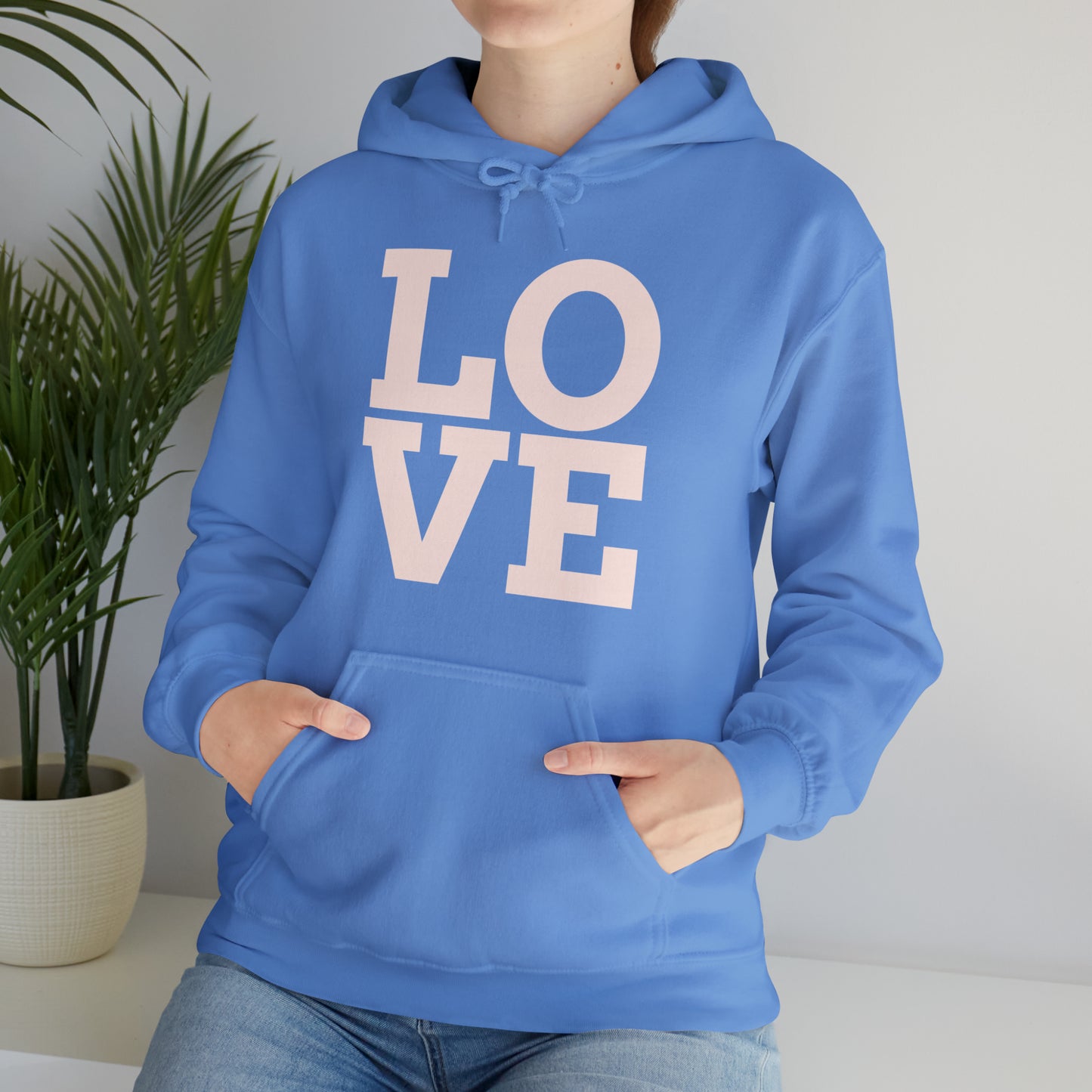 Unisex Heavy Blend™ LOVE Hooded Sweatshirt