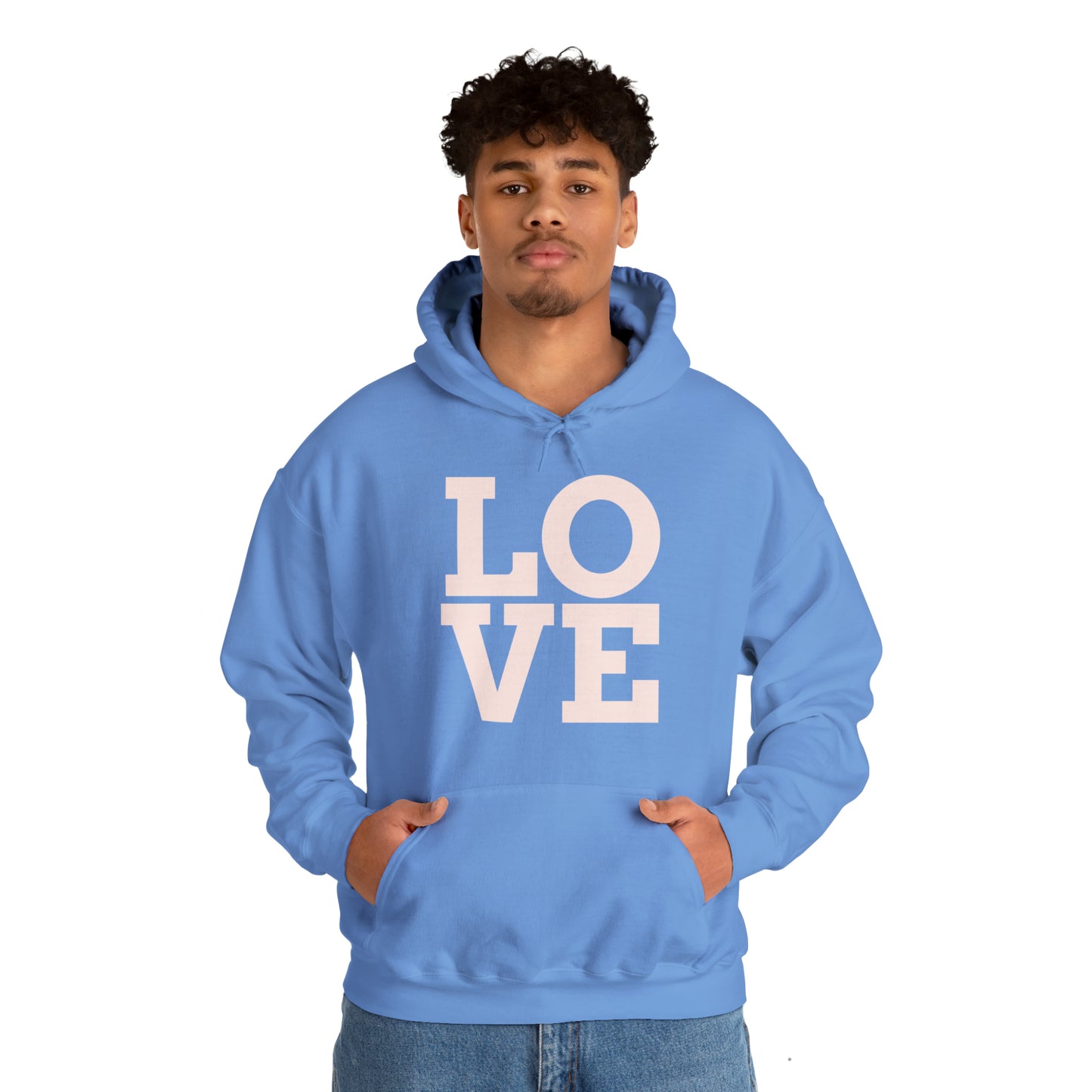 Unisex Heavy Blend™ LOVE Hooded Sweatshirt