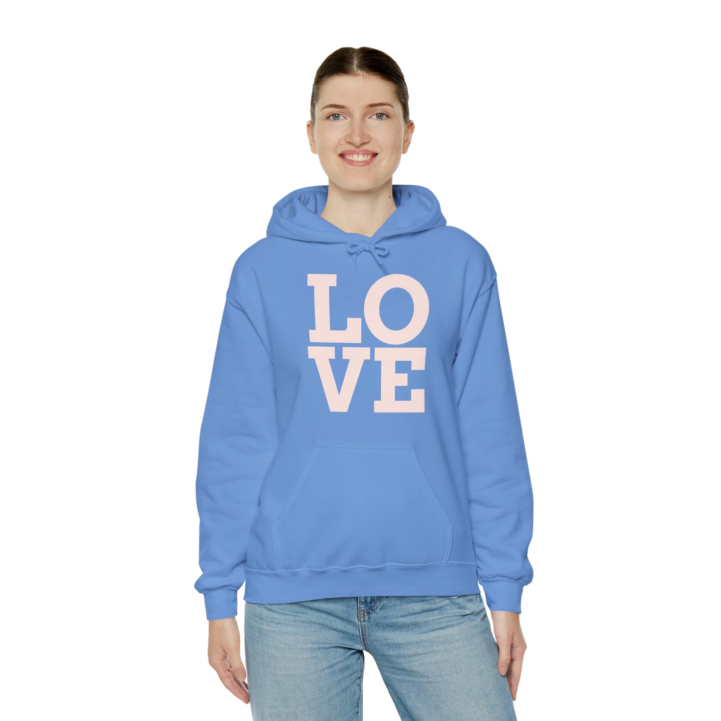 Unisex Heavy Blend™ LOVE Hooded Sweatshirt