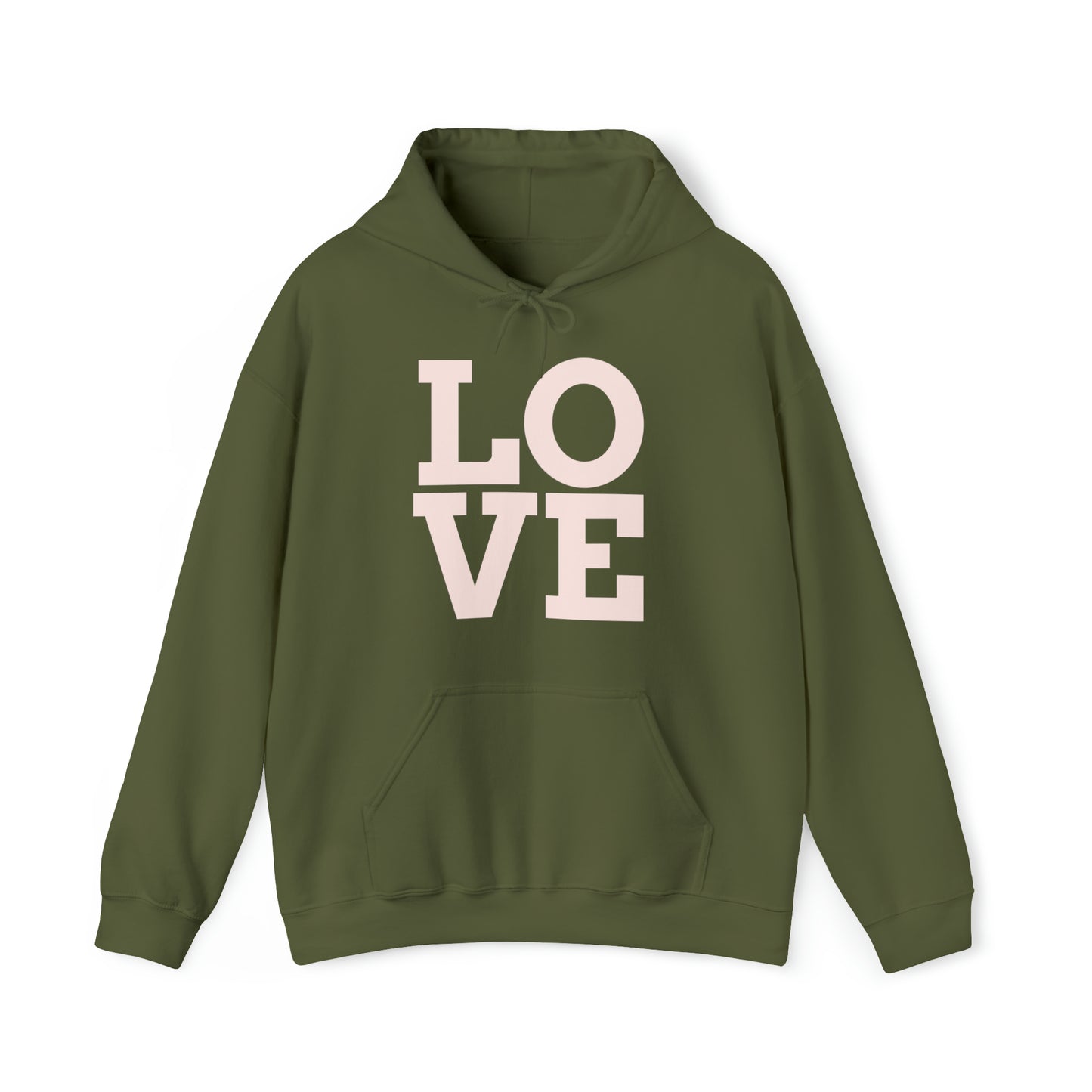 Unisex Heavy Blend™ LOVE Hooded Sweatshirt