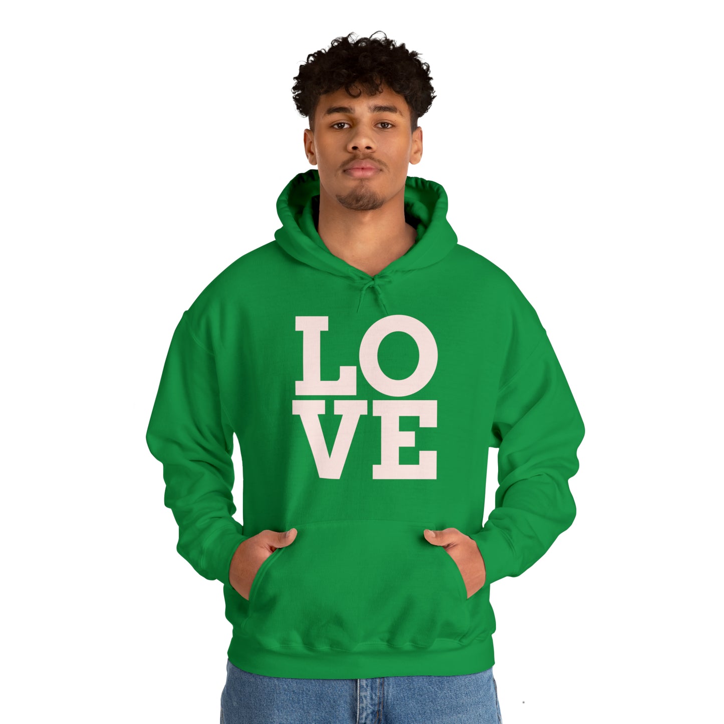Unisex Heavy Blend™ LOVE Hooded Sweatshirt
