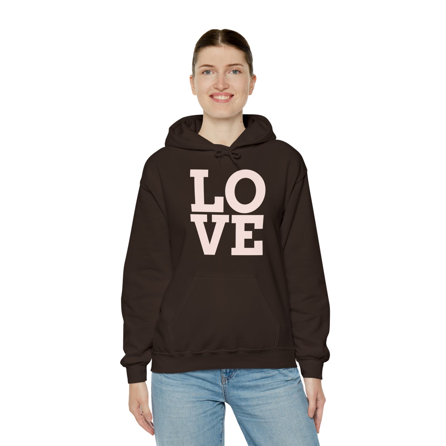 Unisex Heavy Blend™ LOVE Hooded Sweatshirt