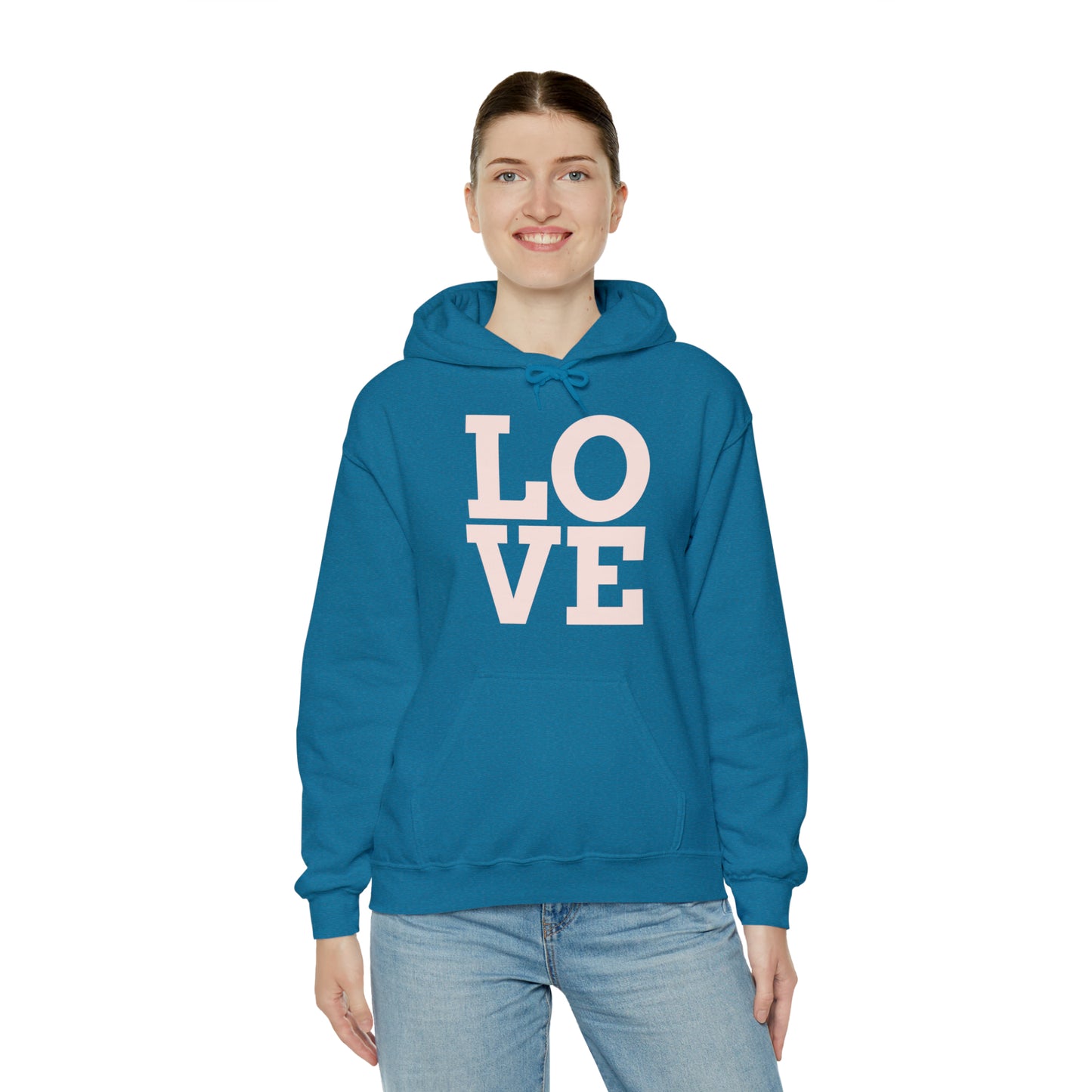 Unisex Heavy Blend™ LOVE Hooded Sweatshirt