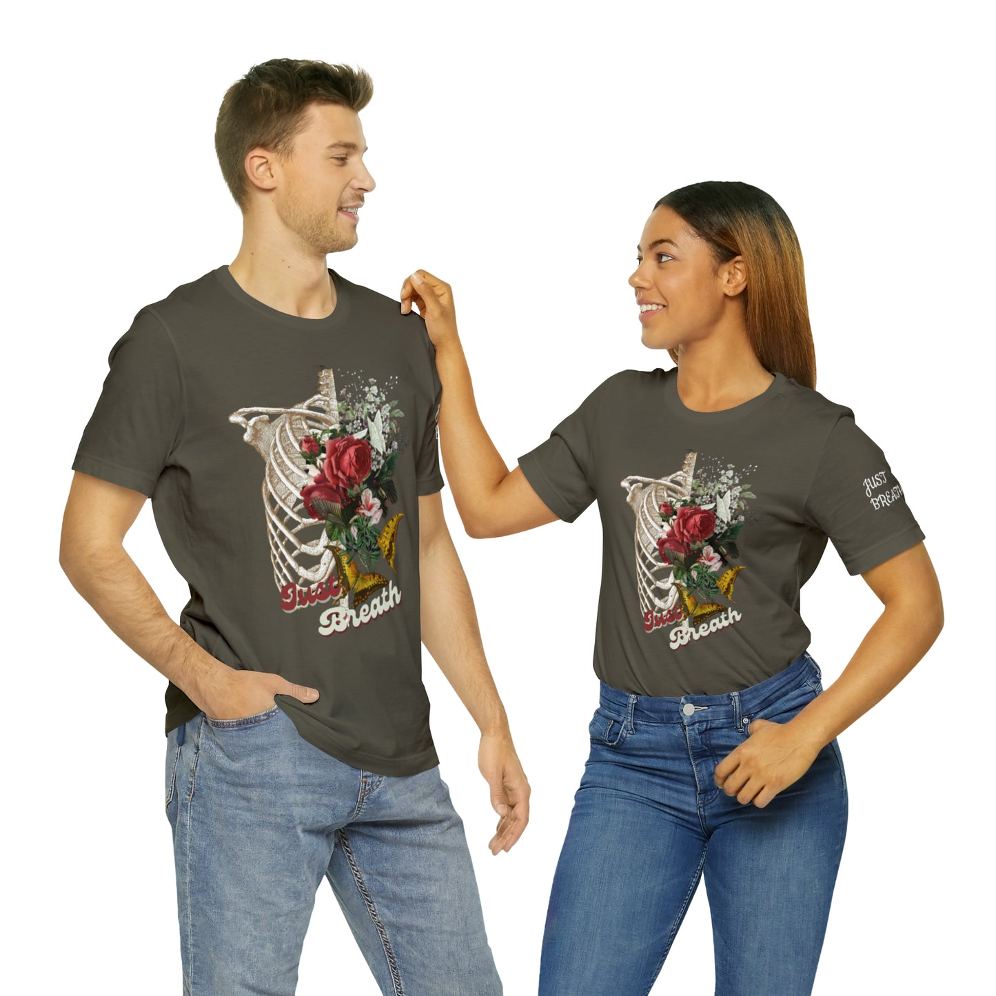 Unisex Jersey Short Sleeve JUST BREATHE Tee