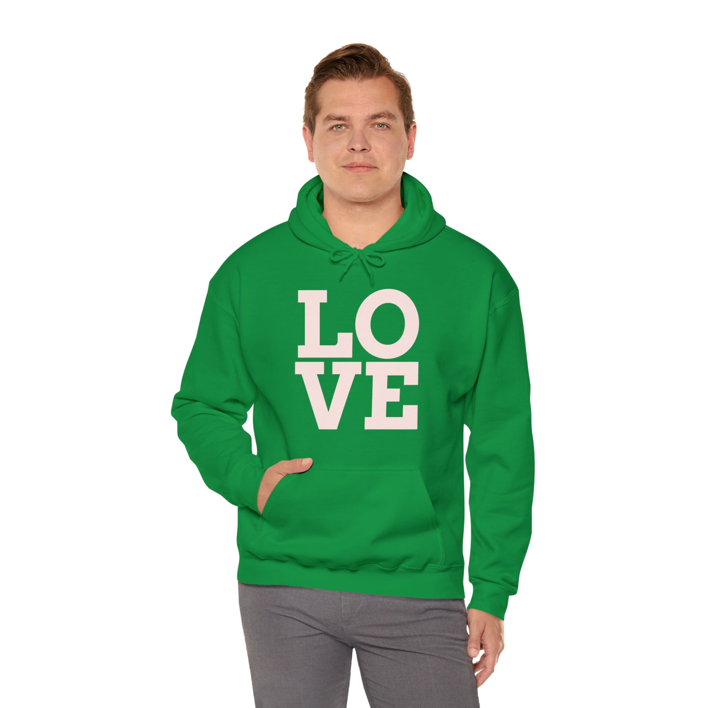 Unisex Heavy Blend™ LOVE Hooded Sweatshirt