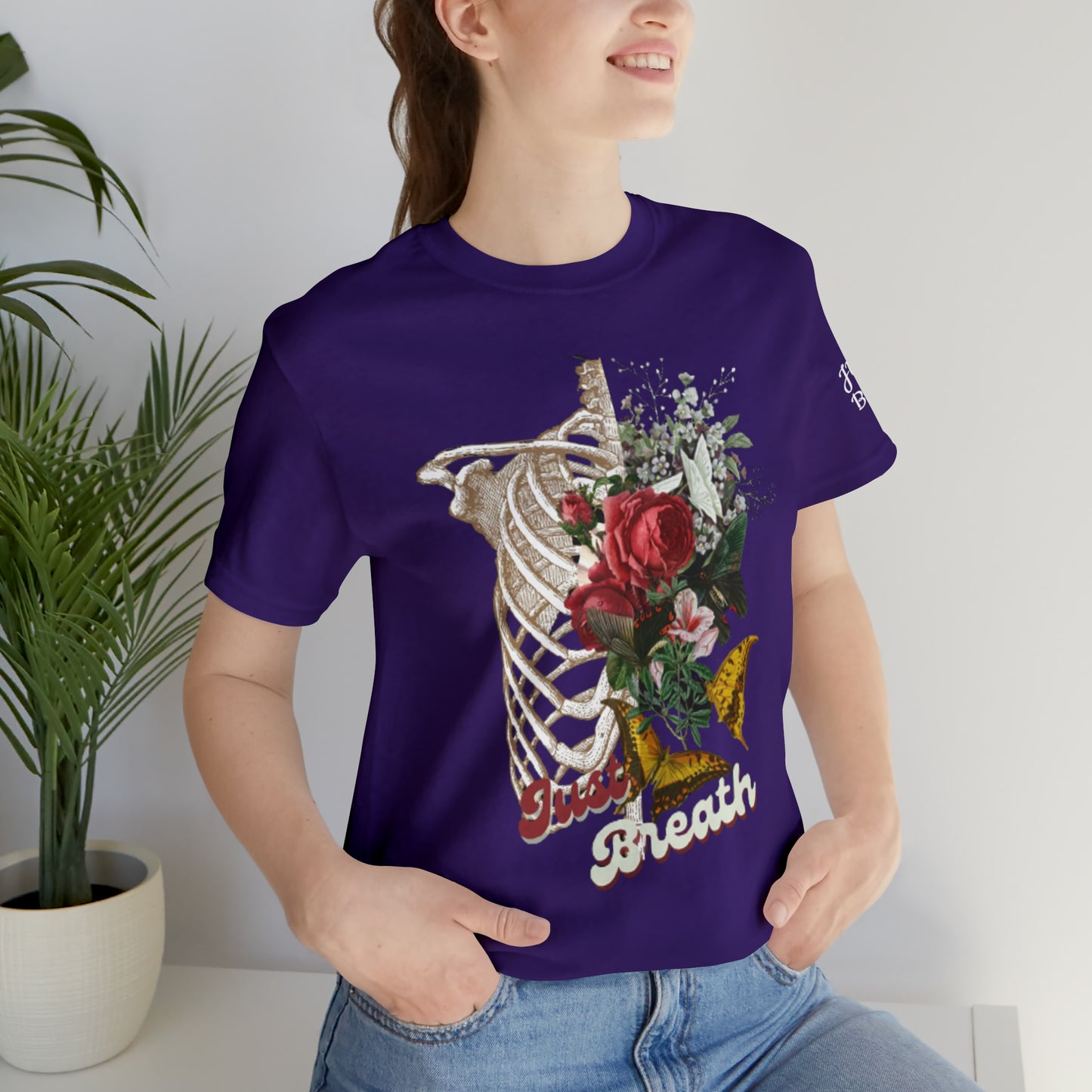 Unisex Jersey Short Sleeve JUST BREATHE Tee