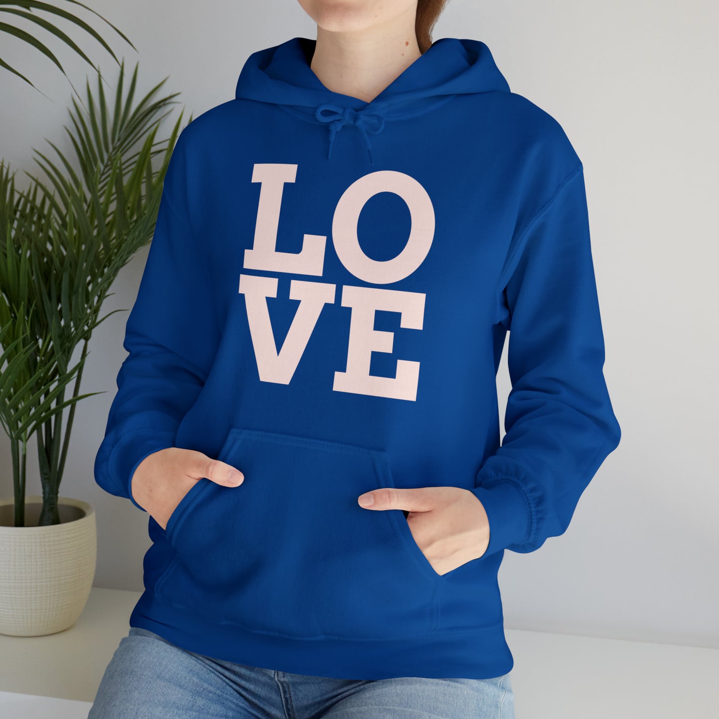 Unisex Heavy Blend™ LOVE Hooded Sweatshirt