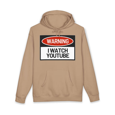 Warning: I Watch YouTube Pullover Hoodie
