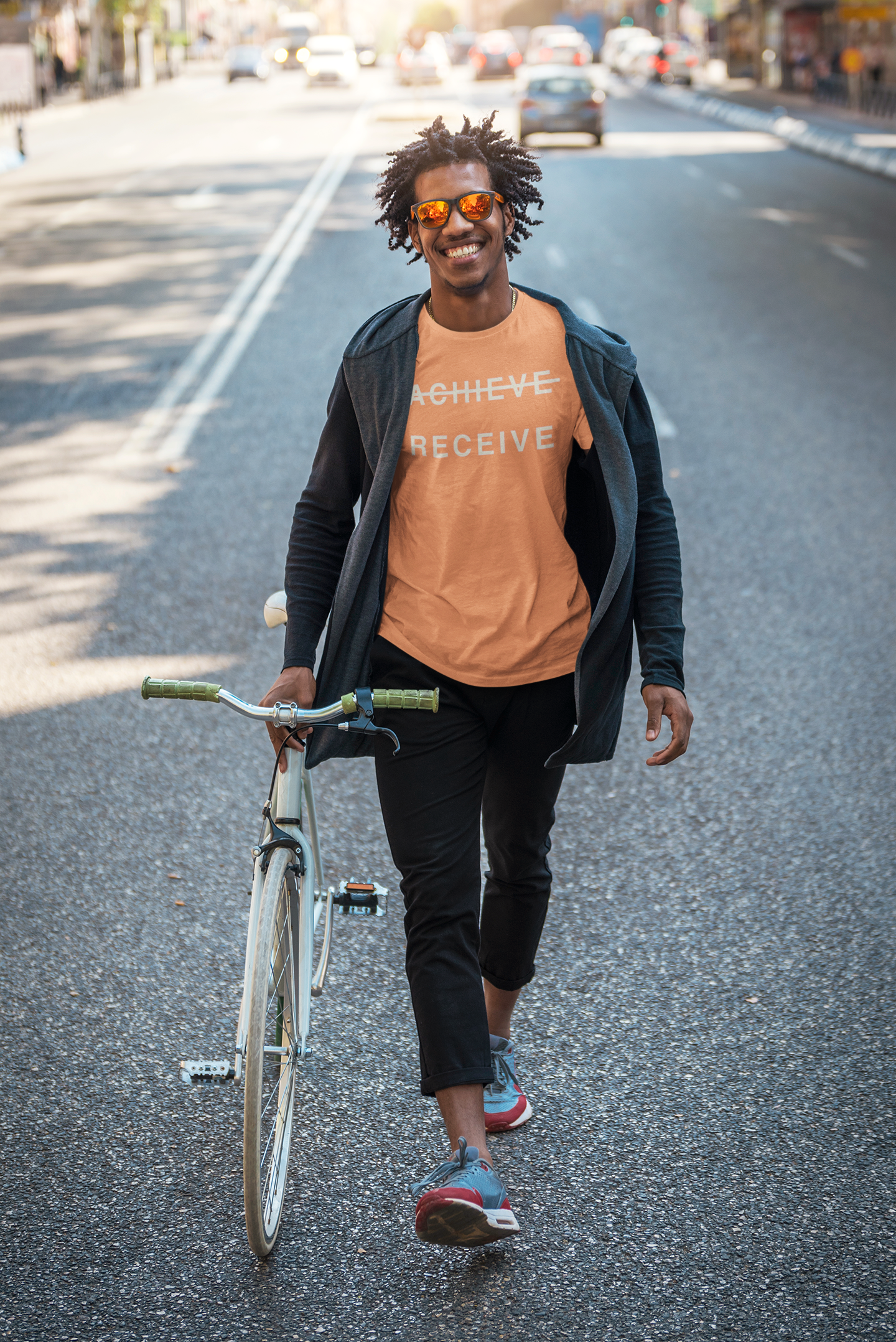 Unisex Garment-Dyed DON’T JUST ACHIEVE…RECEIVE T-shirt