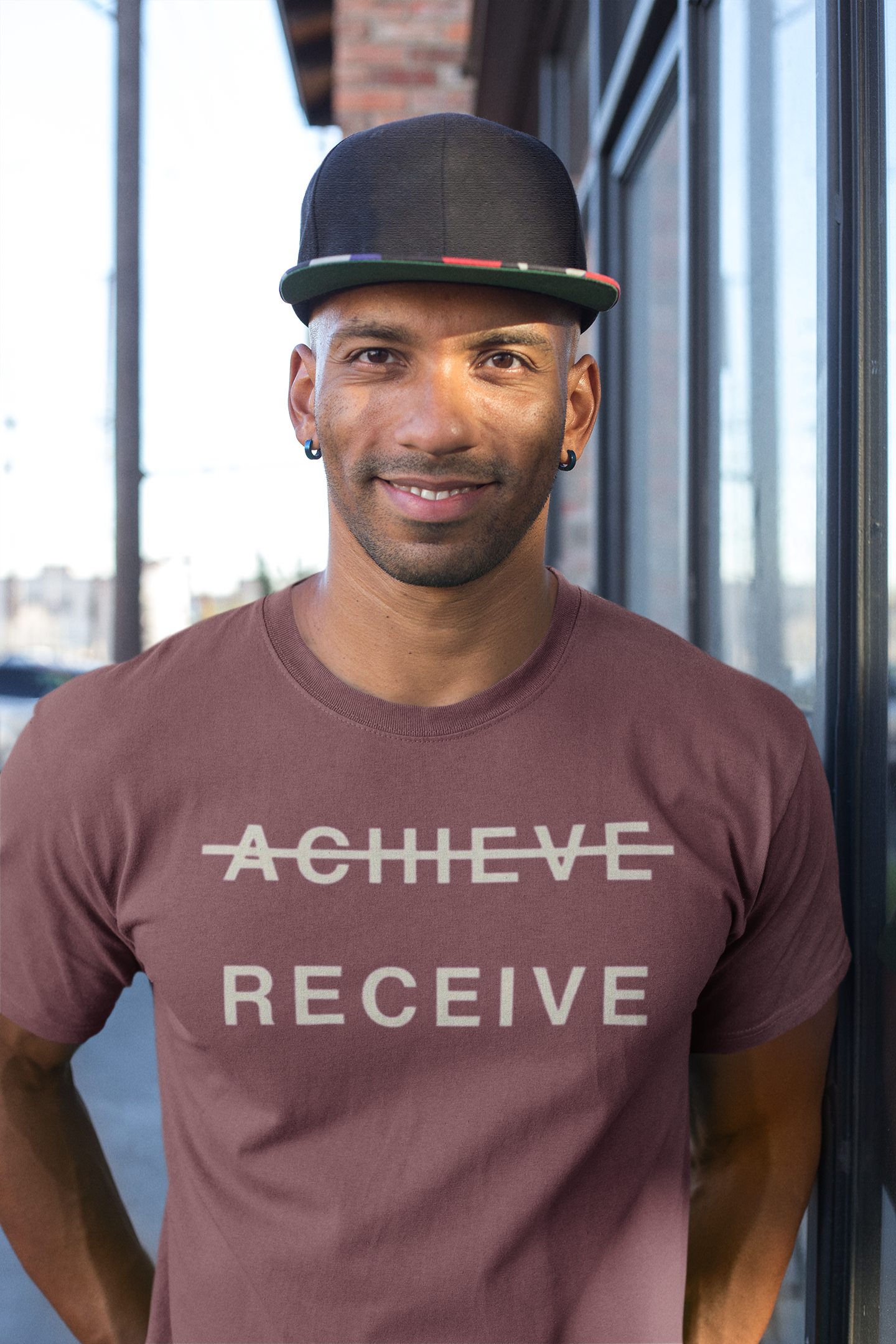 Unisex Garment-Dyed DON’T JUST ACHIEVE…RECEIVE T-shirt