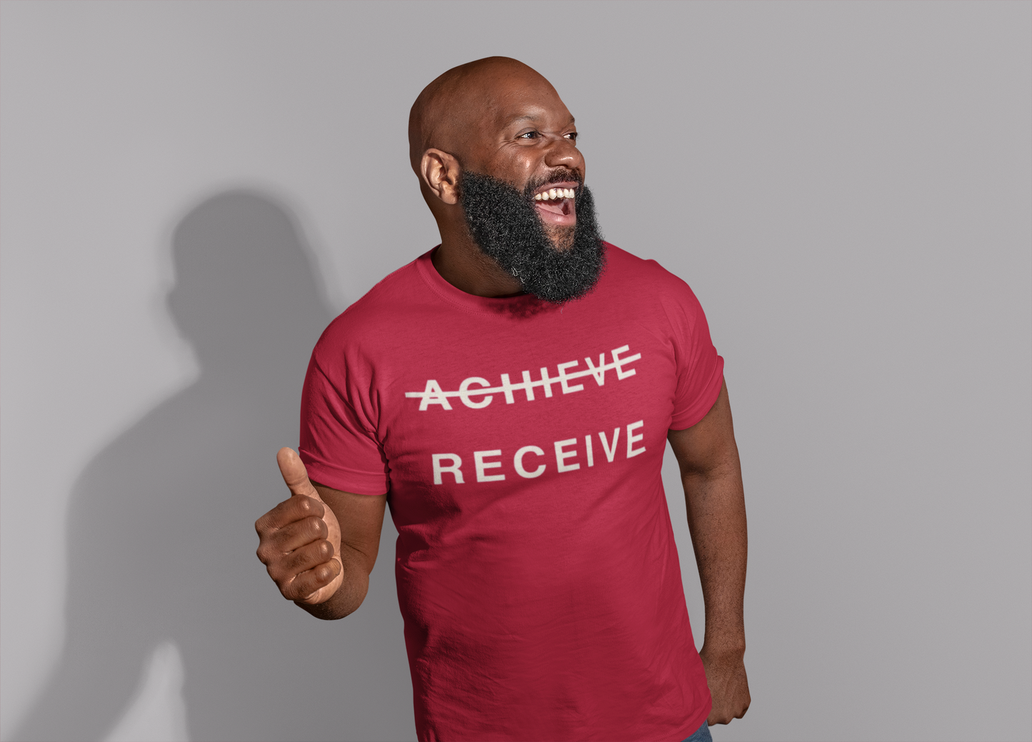 Unisex Garment-Dyed DON’T JUST ACHIEVE…RECEIVE T-shirt