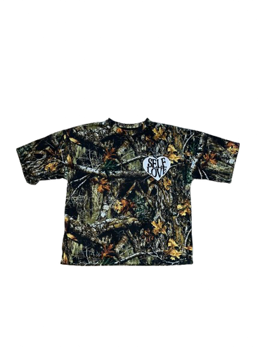 TALK WITH GOD | DARK WOODLAND CAMO | Box Tee