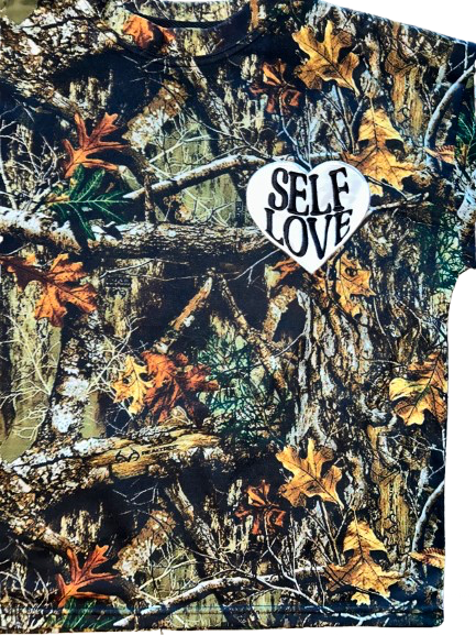 PEGSTYLES TALK WITH GOD | SELF LOVE CAMO Tee