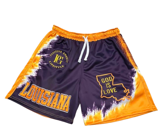 LOUISIANA GOD IS LOVE SHORTS