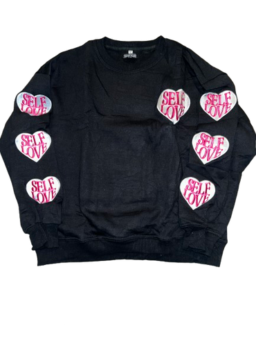 TALK WITH GOD CREWNECK (PINK & BLACK)