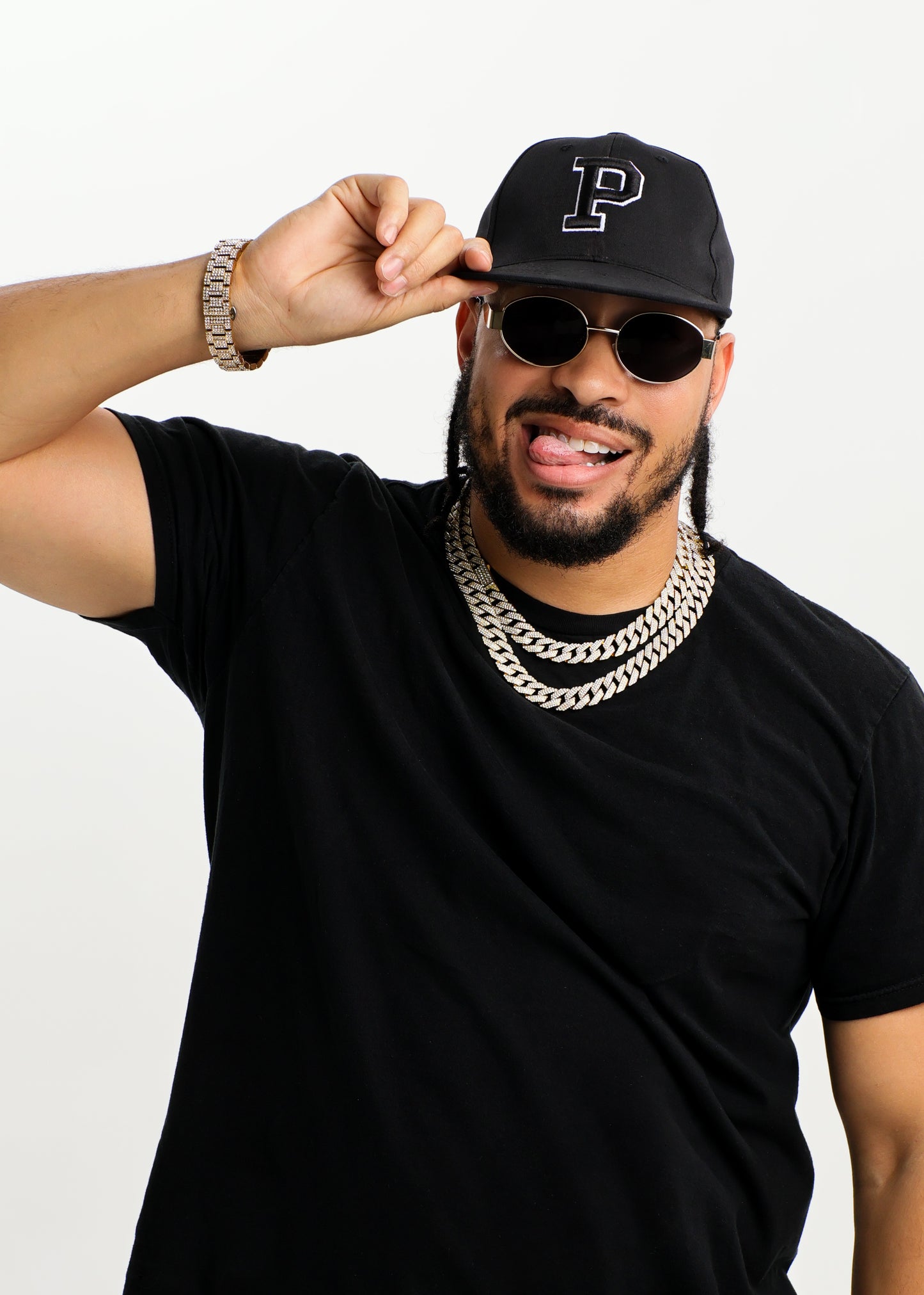 PEGSTYLES Signature P Black Snapback Hat | Unisex Streetwear