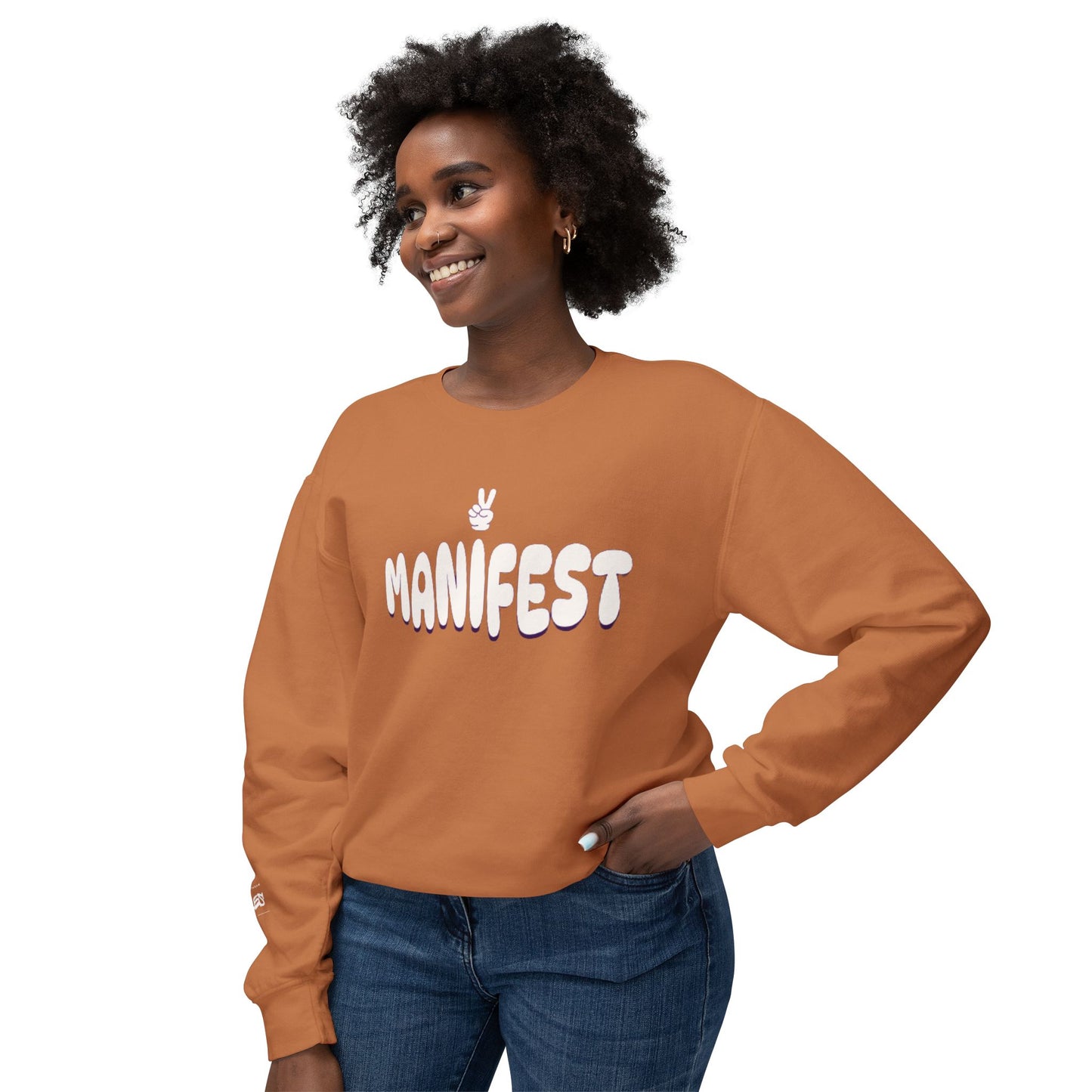 MANIFEST Unisex Lightweight Crewneck Sweatshirt