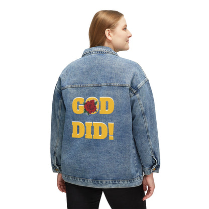 GOD DID Women's Denim Jacket