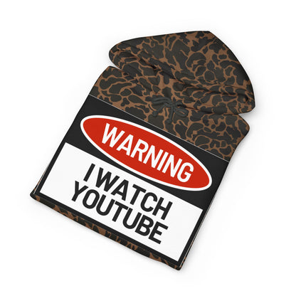 Warning: I Watch YouTube Pullover Hoodie