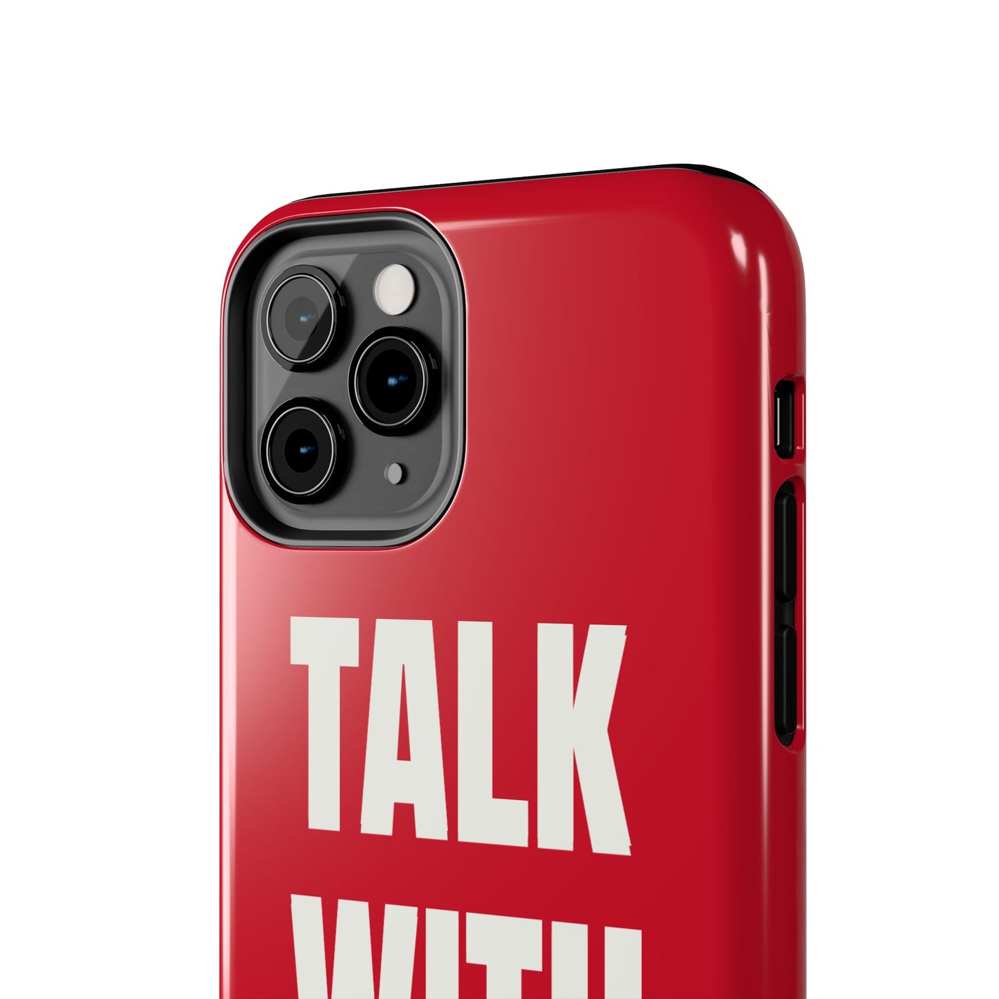 RED TALK WITH GOD Tough Phone Cases