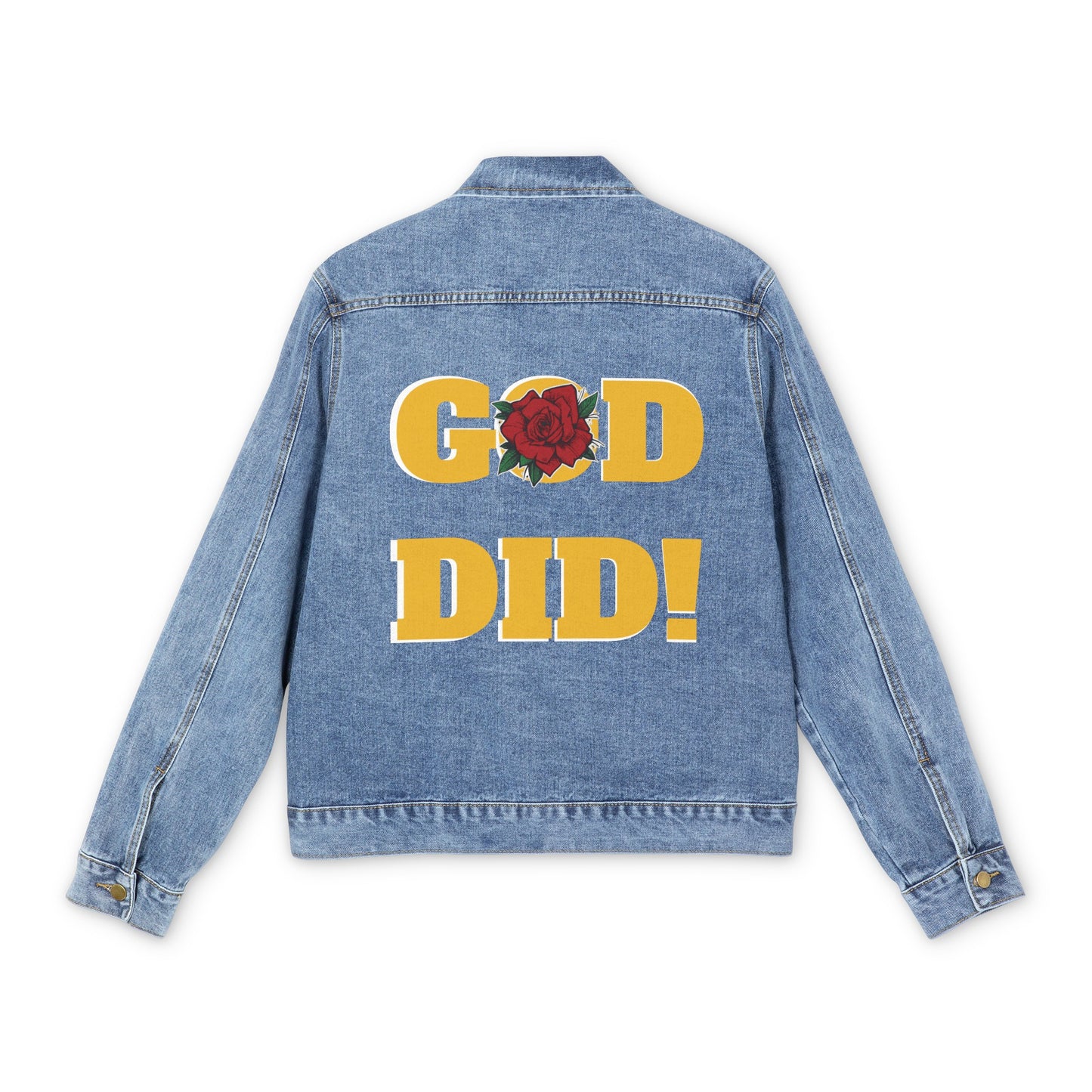 GOD DID Men's Denim Jacket