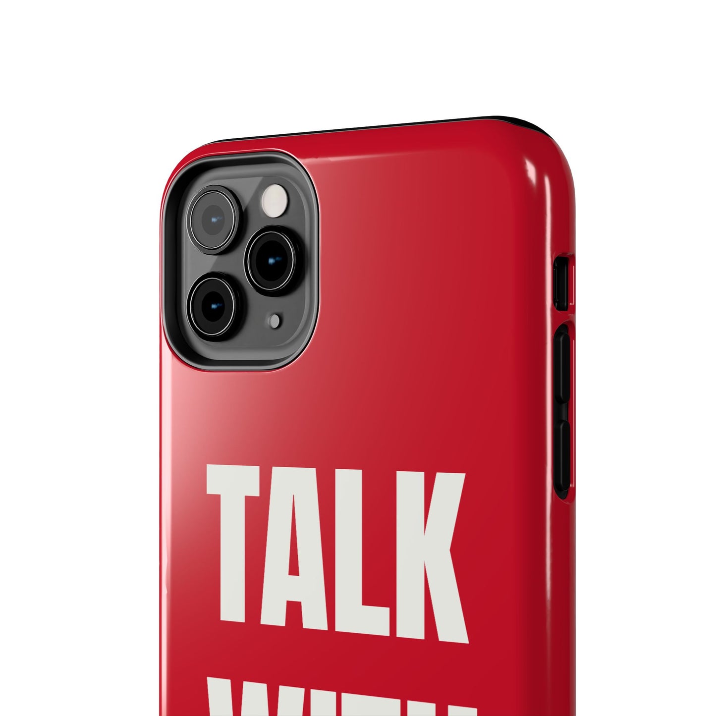 RED TALK WITH GOD Tough Phone Cases