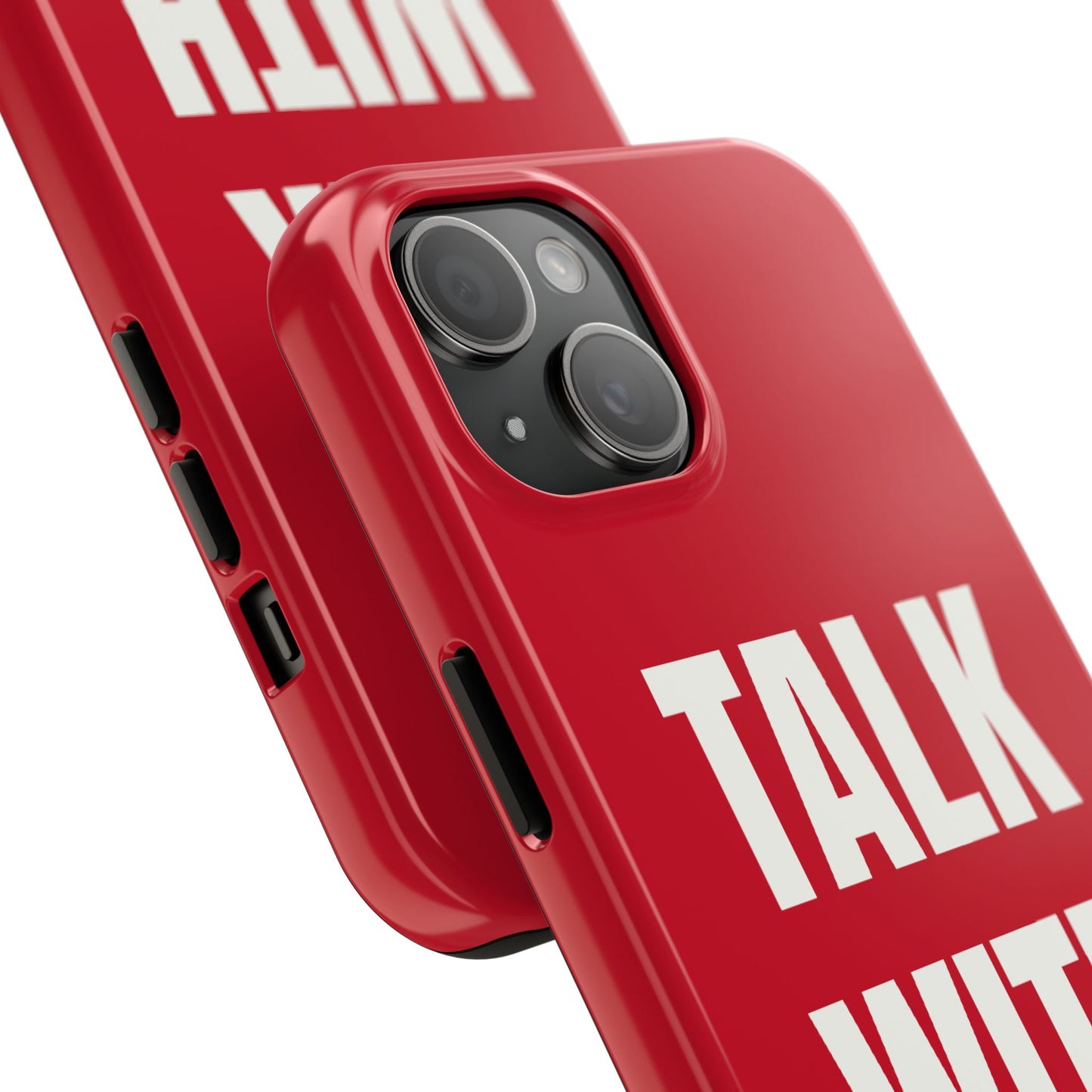 RED TALK WITH GOD Tough Phone Cases