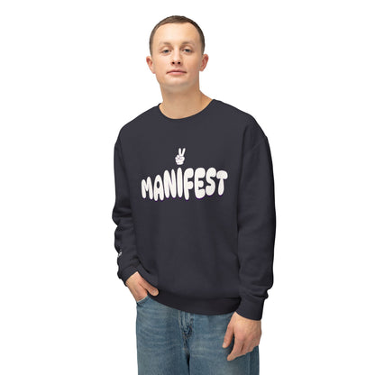 MANIFEST Unisex Lightweight Crewneck Sweatshirt