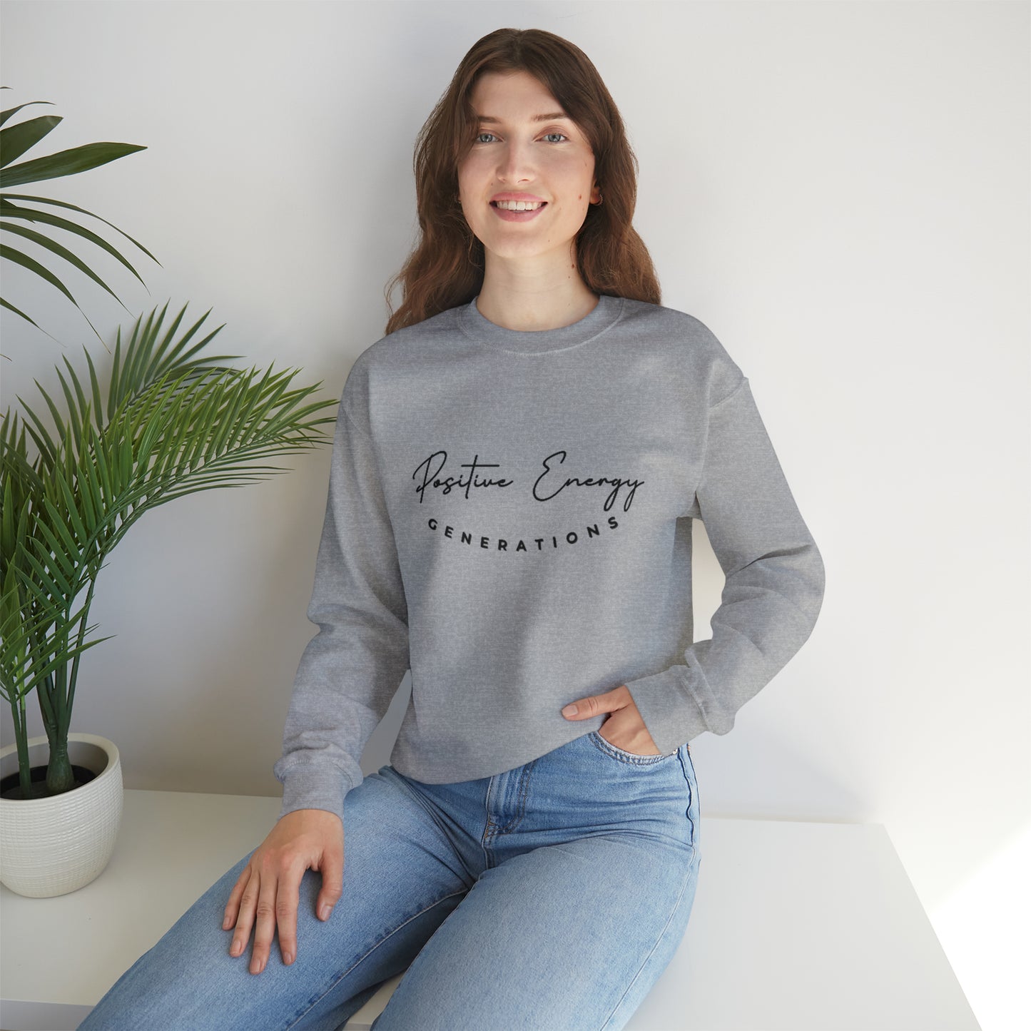 Unisex Heavy Blend™ POSITIVE ENERGY GENERATIONS SIGNATURE Crewneck Sweatshirt