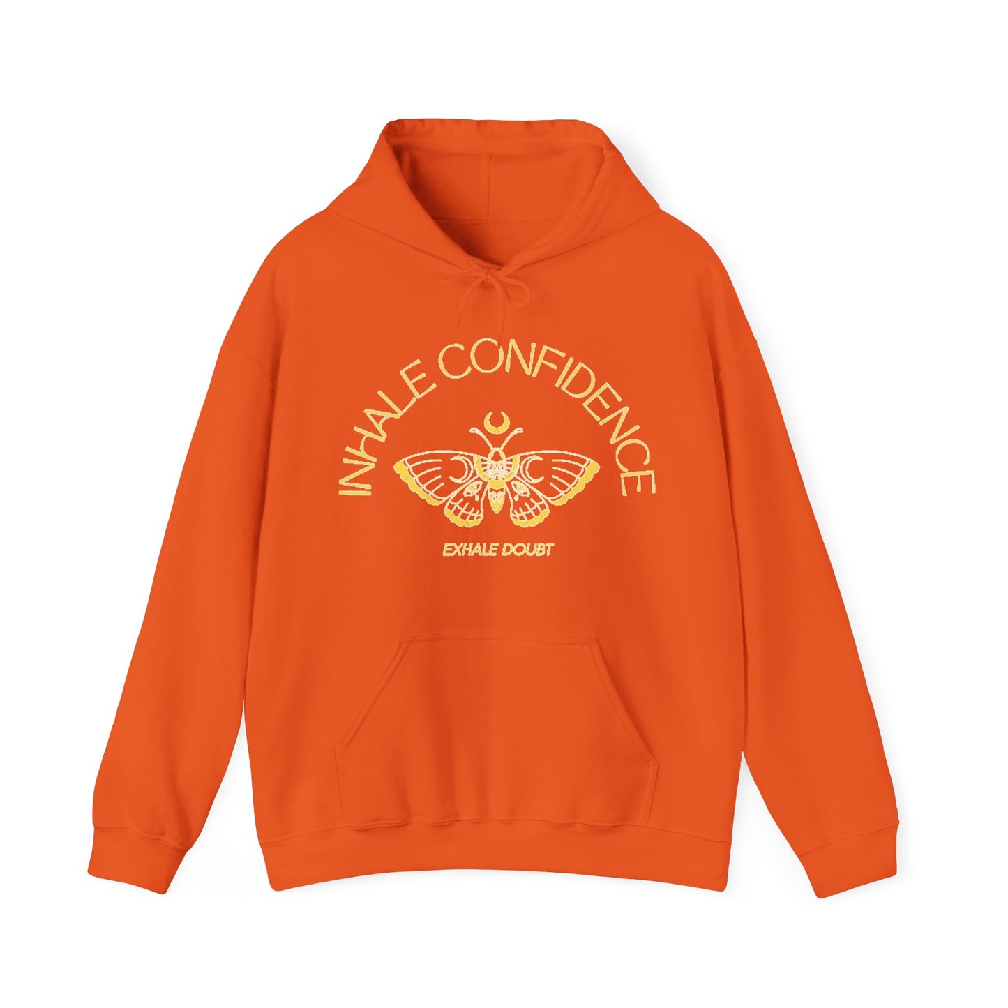 INHALE CONFIDENCE EXHALE DOUBT PULLOVER HOODIE