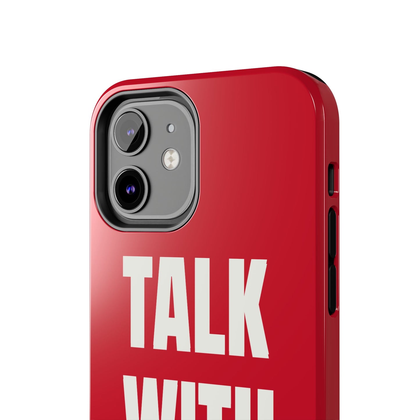 RED TALK WITH GOD Tough Phone Cases