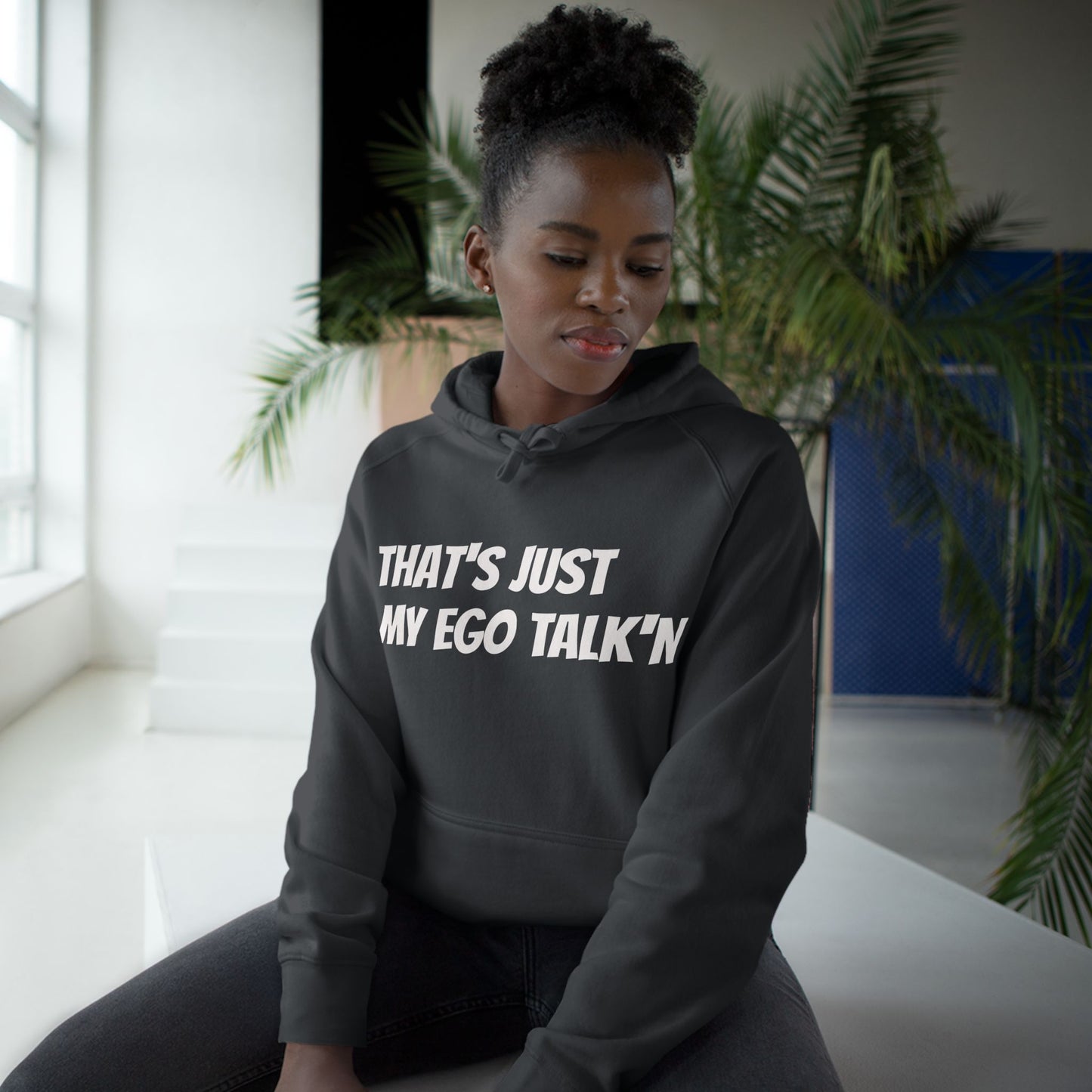Altered Ego Hoodie — "Ego Talk" Graphic Hooded Sweatshirt