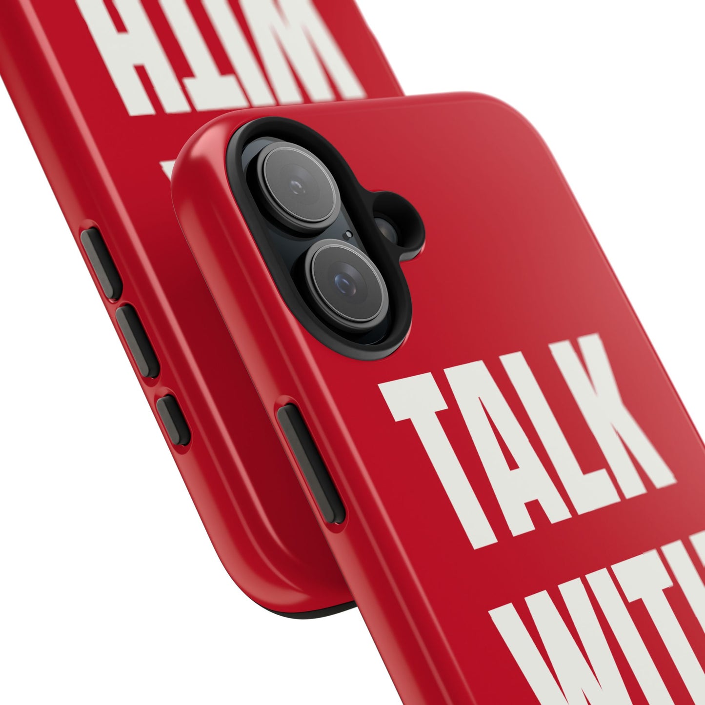 RED TALK WITH GOD Tough Phone Cases